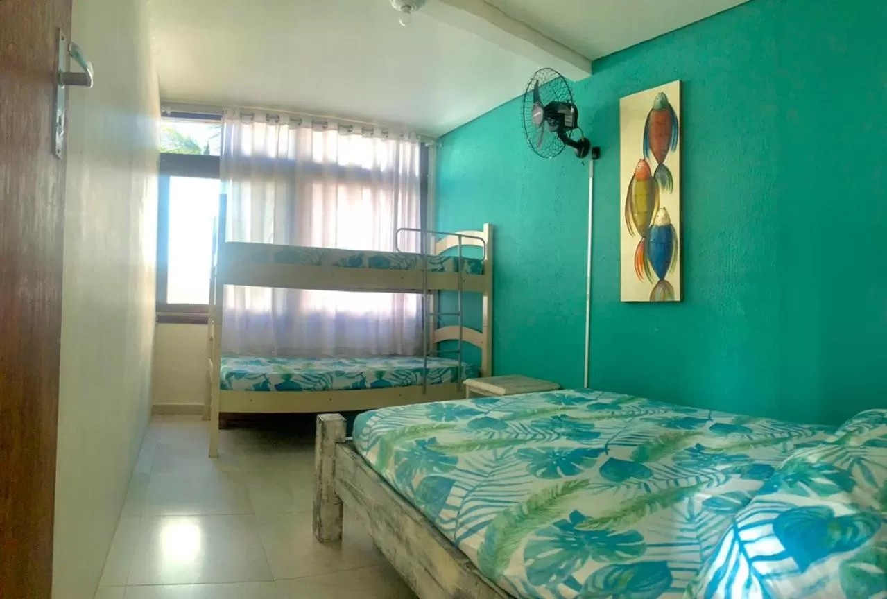 Bed in Hostel e Pousada Bahia Beach