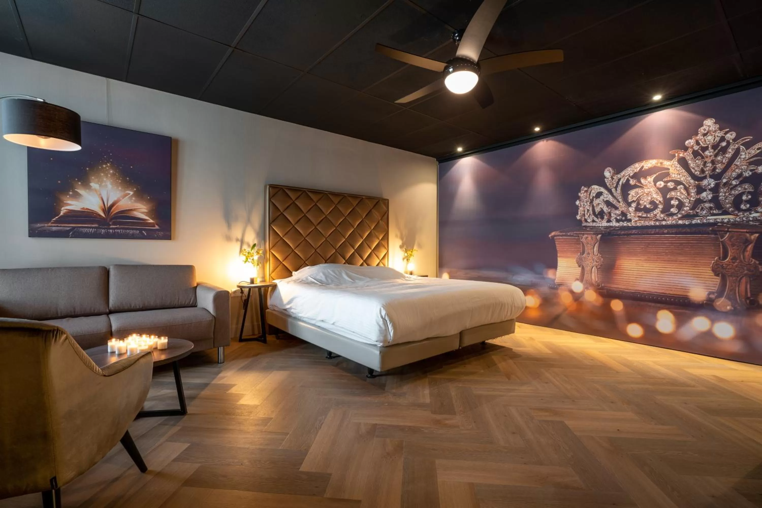 Photo of the whole room, Bed in Fletcher Hotel-Restaurant de Korenbeurs