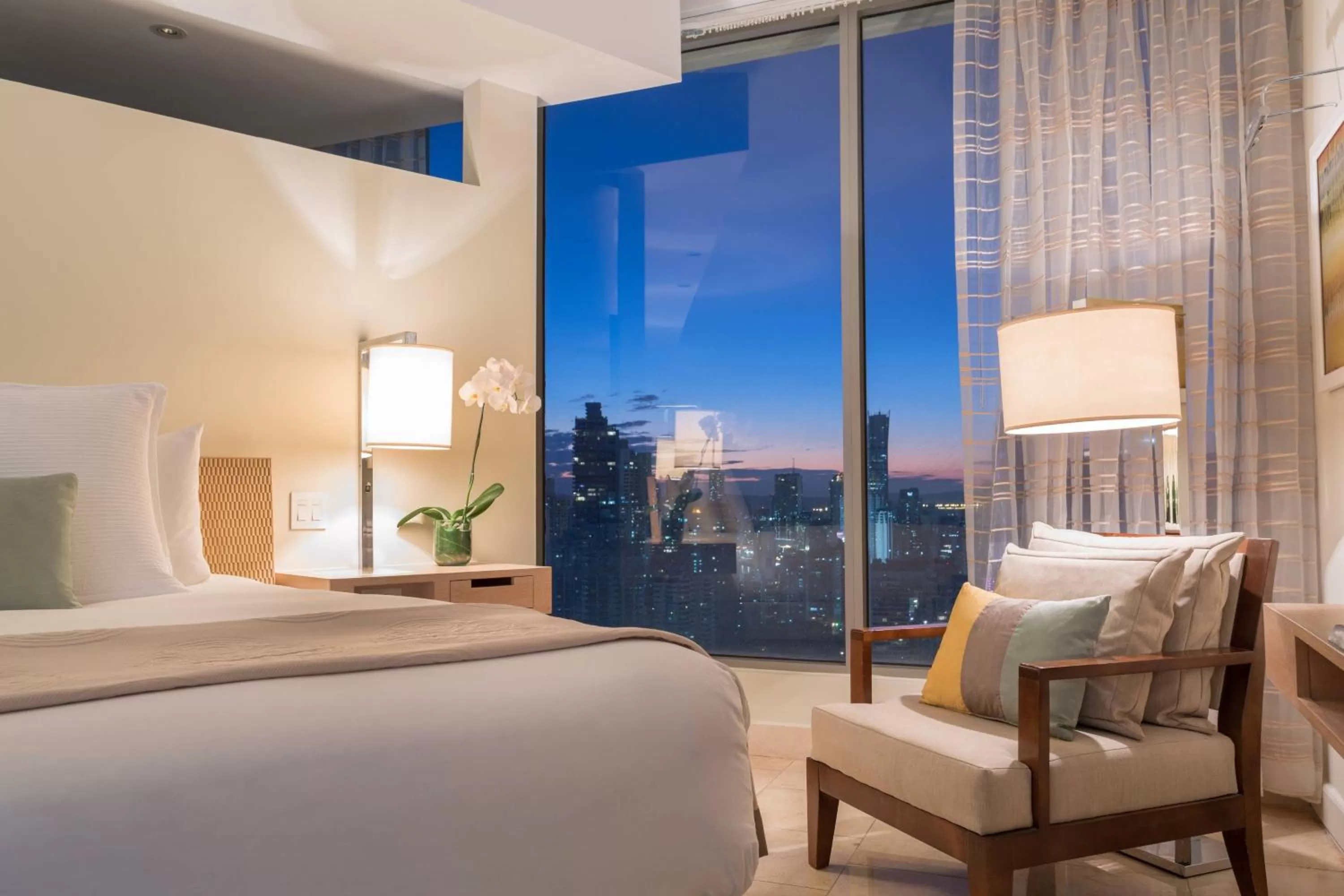 Photo of the whole room, Bed in JW Marriott Panama