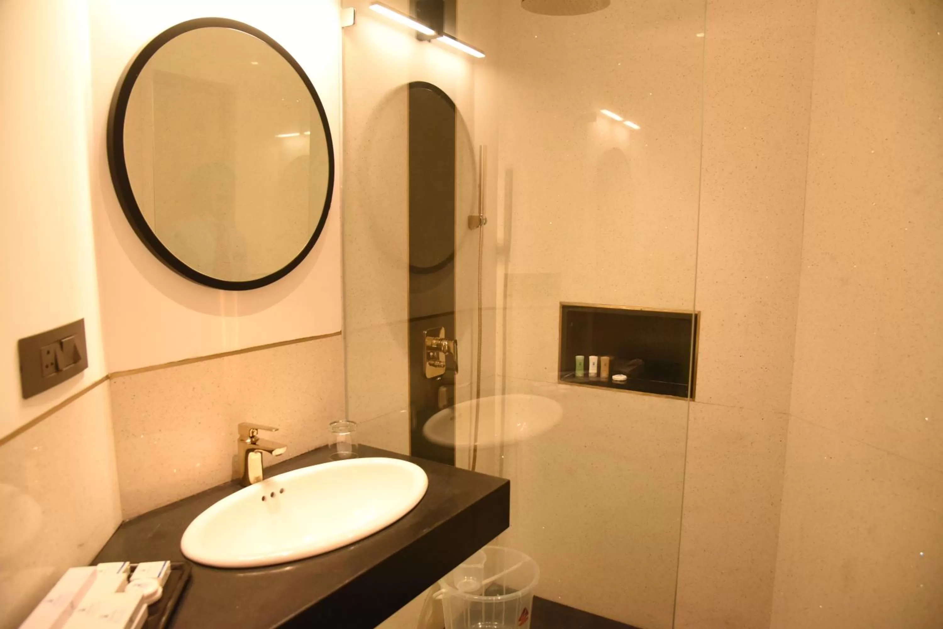 Shower in Manuelsons Malabar Palace