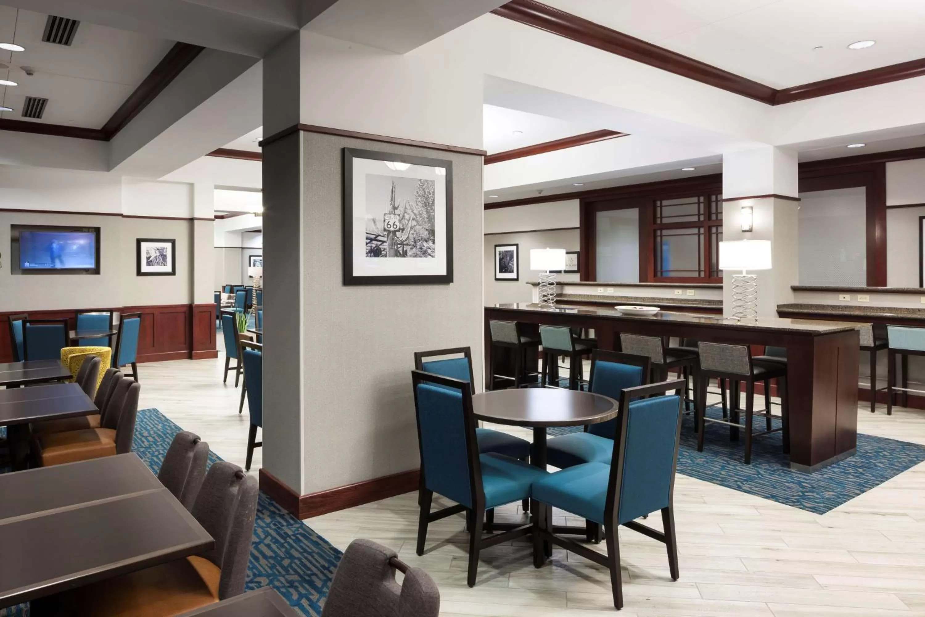 Lobby or reception in Hampton Inn & Suites Oklahoma City-Bricktown