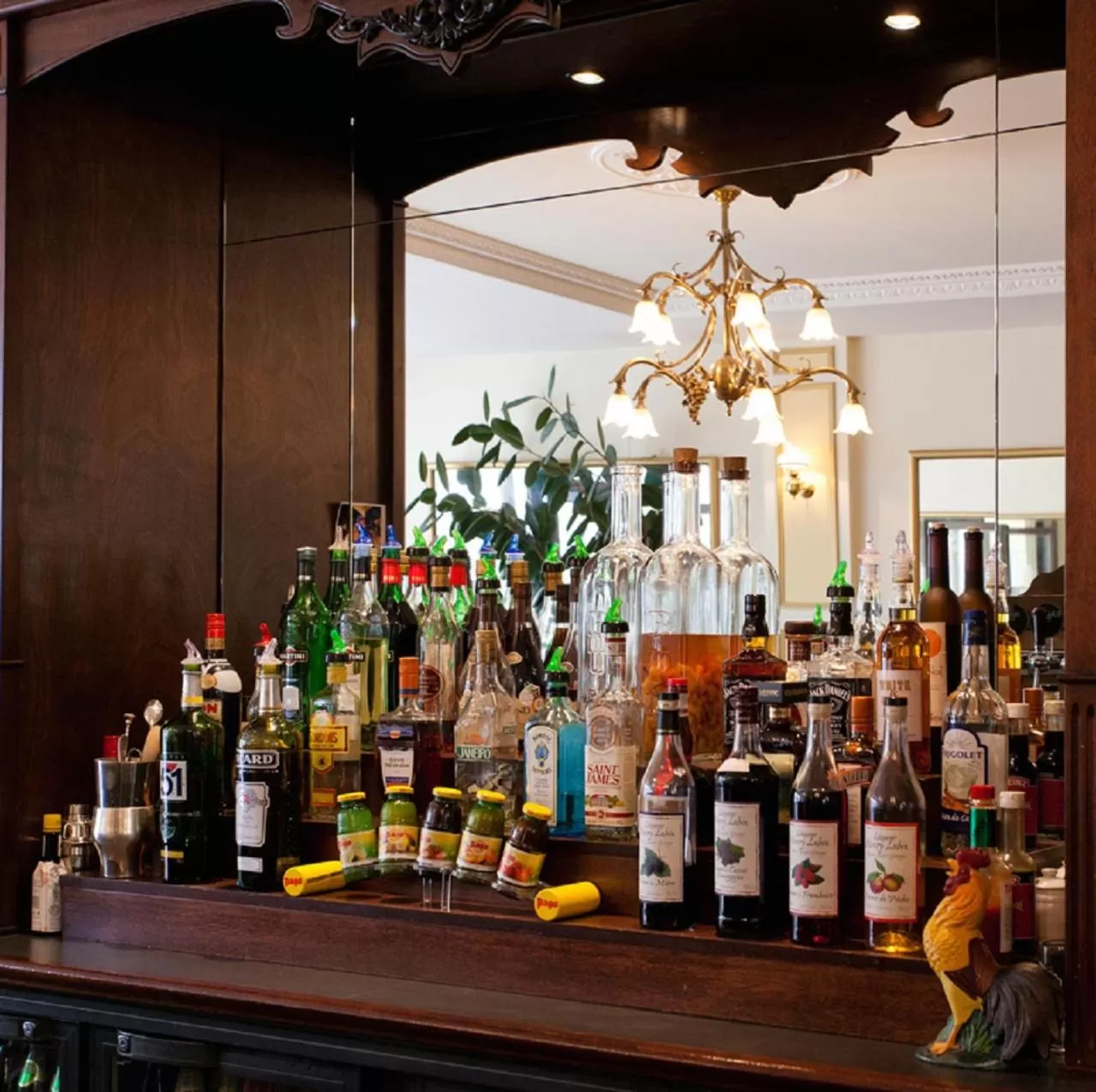 Lounge or bar in Hostellerie du Coq d'Or