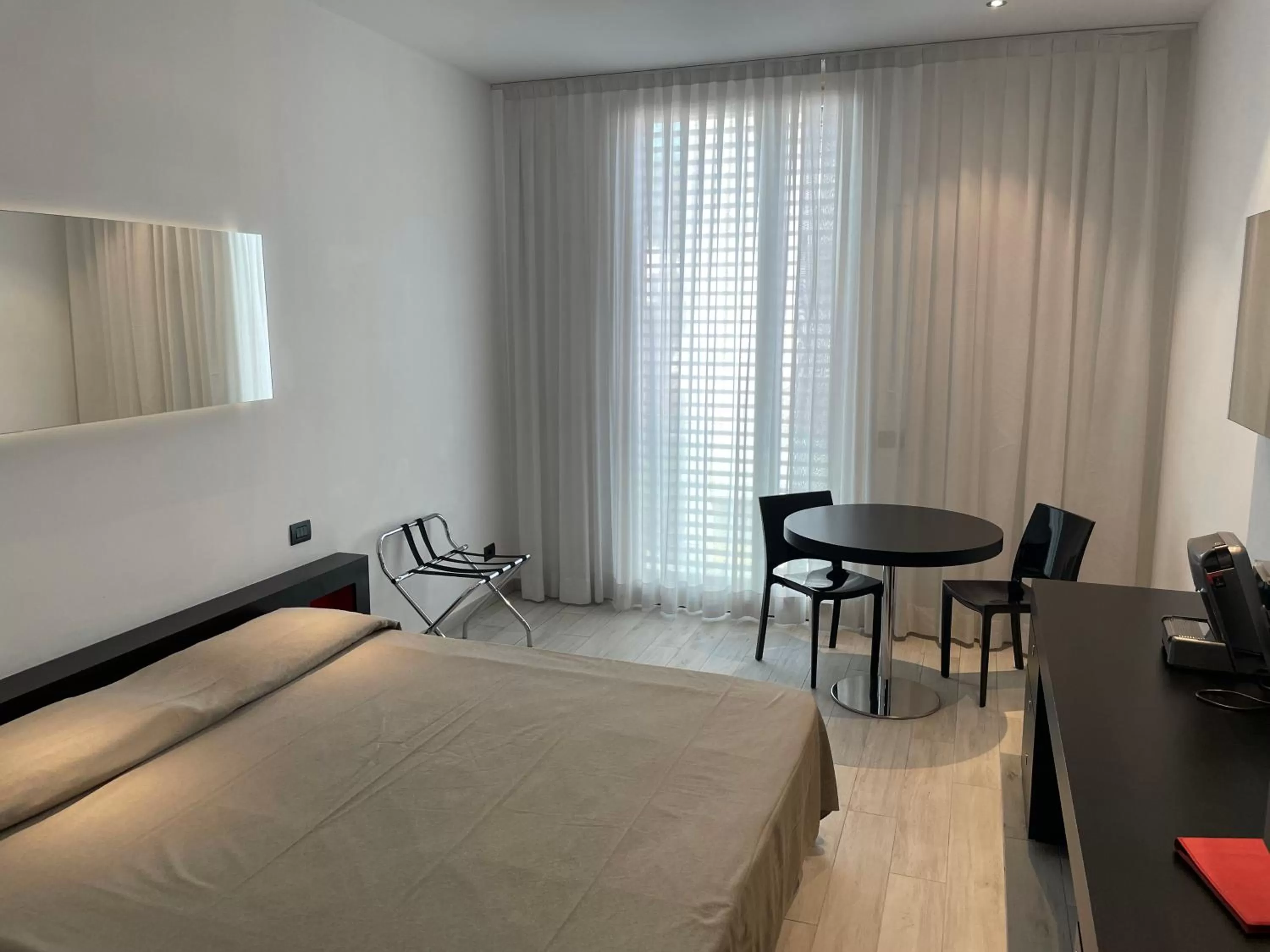 Bed in Blue Shades Hotel