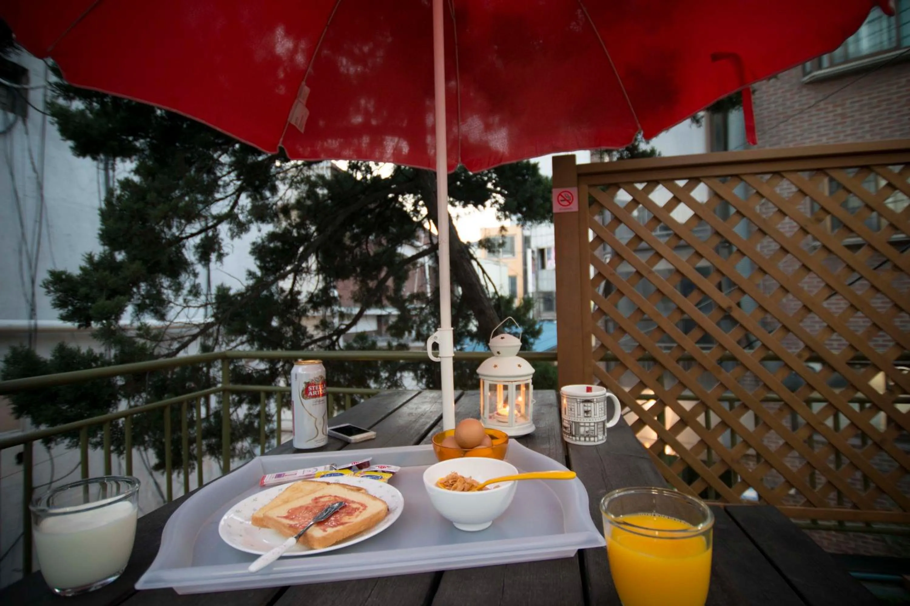 Balcony/Terrace in Jeong House