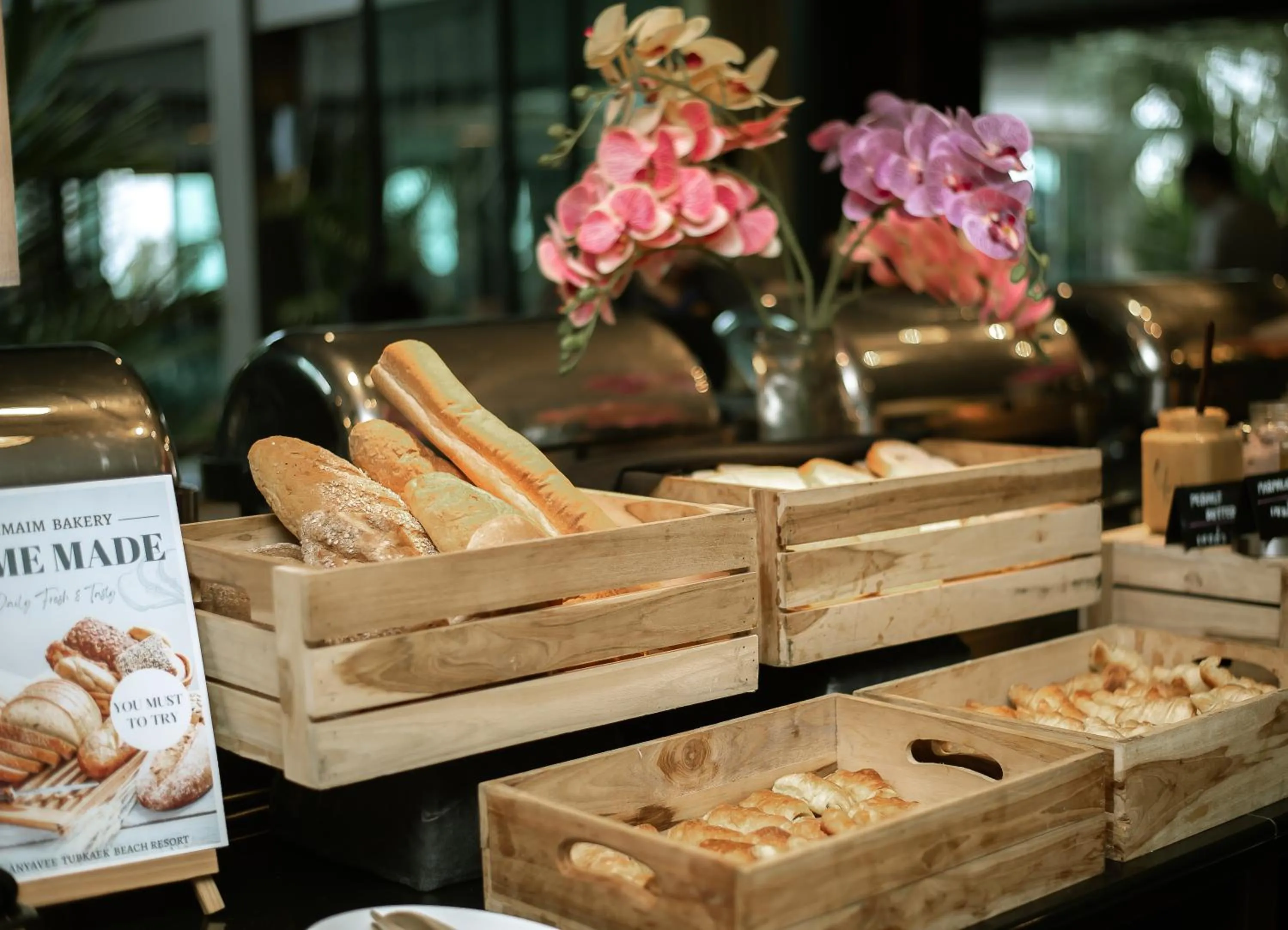 Breakfast in Anyavee Tubkaek Beach Resort