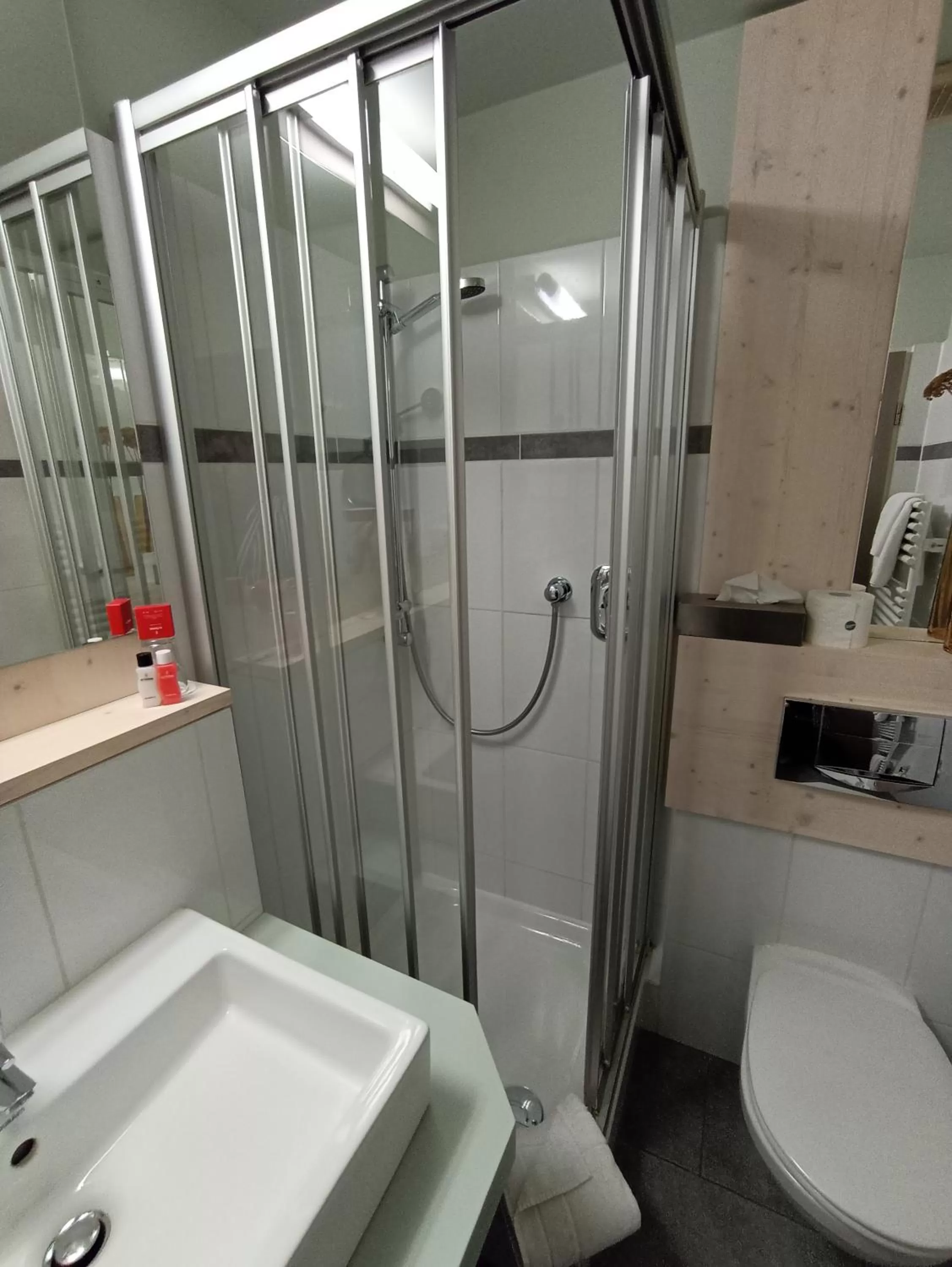 Shower in Gartenhotel Fettehenne