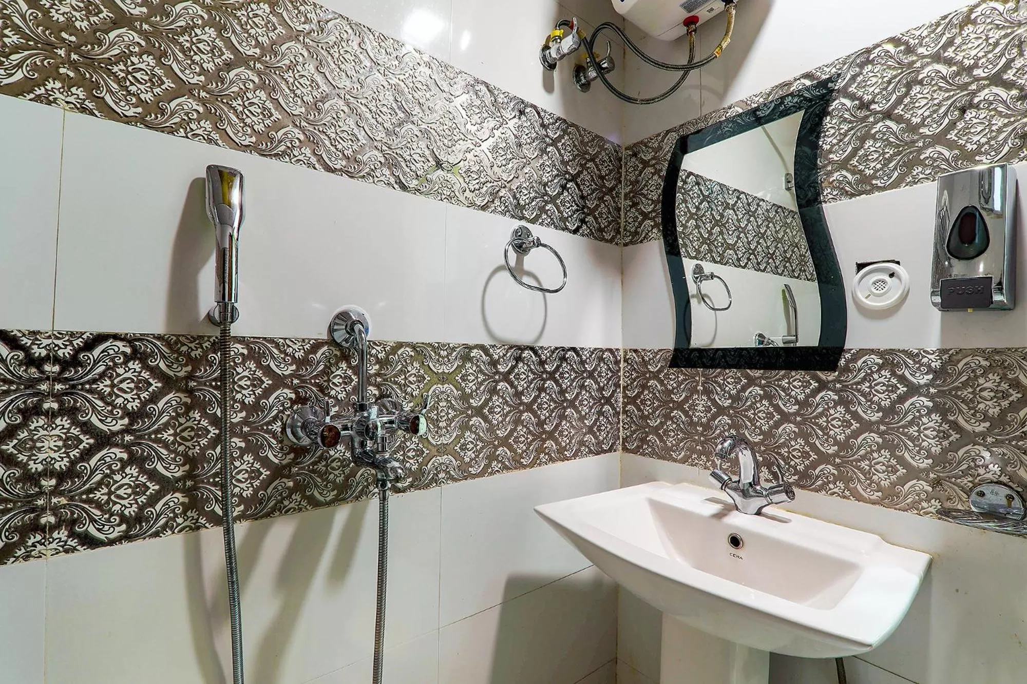 Bathroom in FabHotel GMC Grand