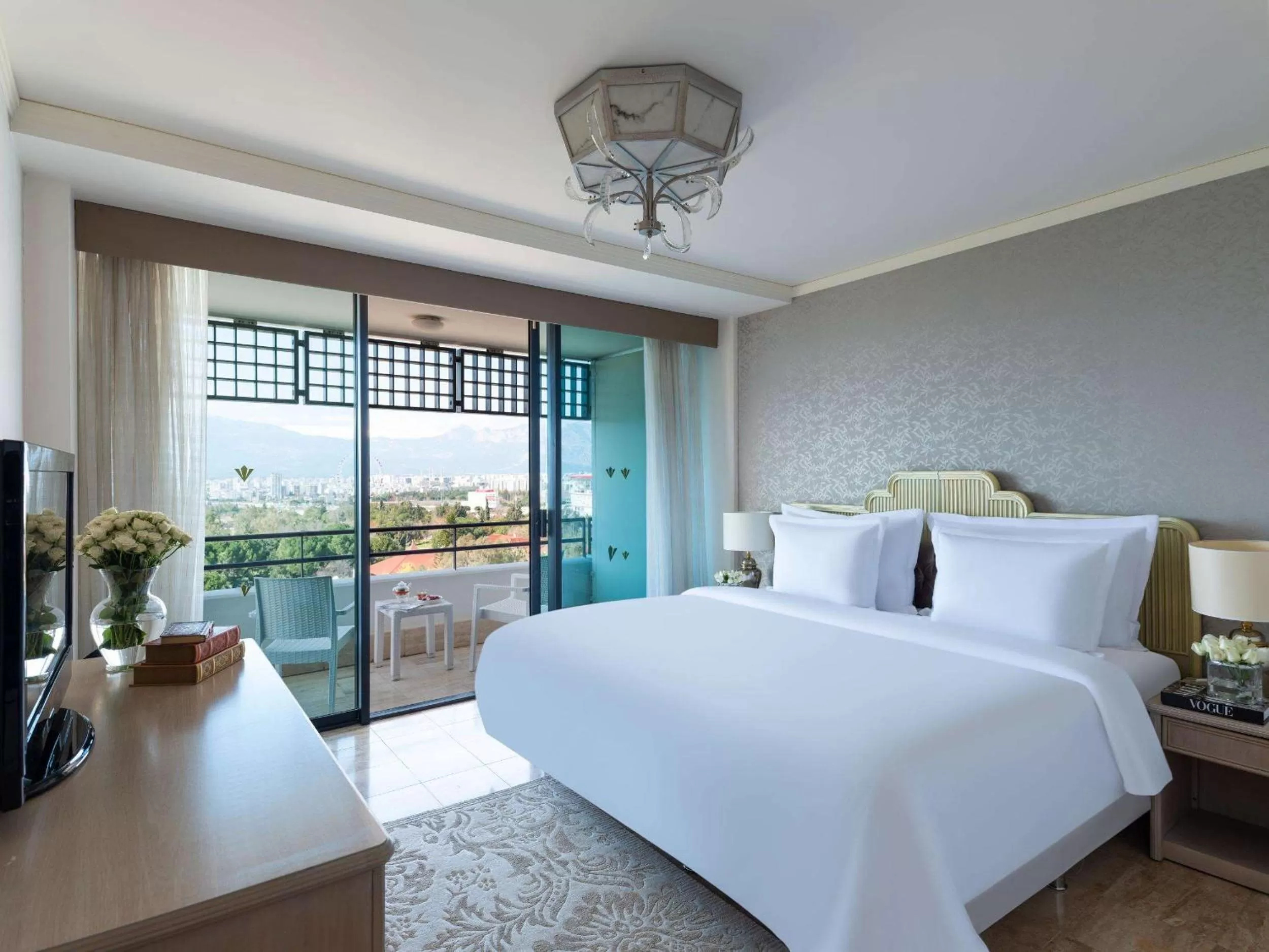 Bedroom, Bed in Rixos Downtown Antalya - The Land Of Legends Access