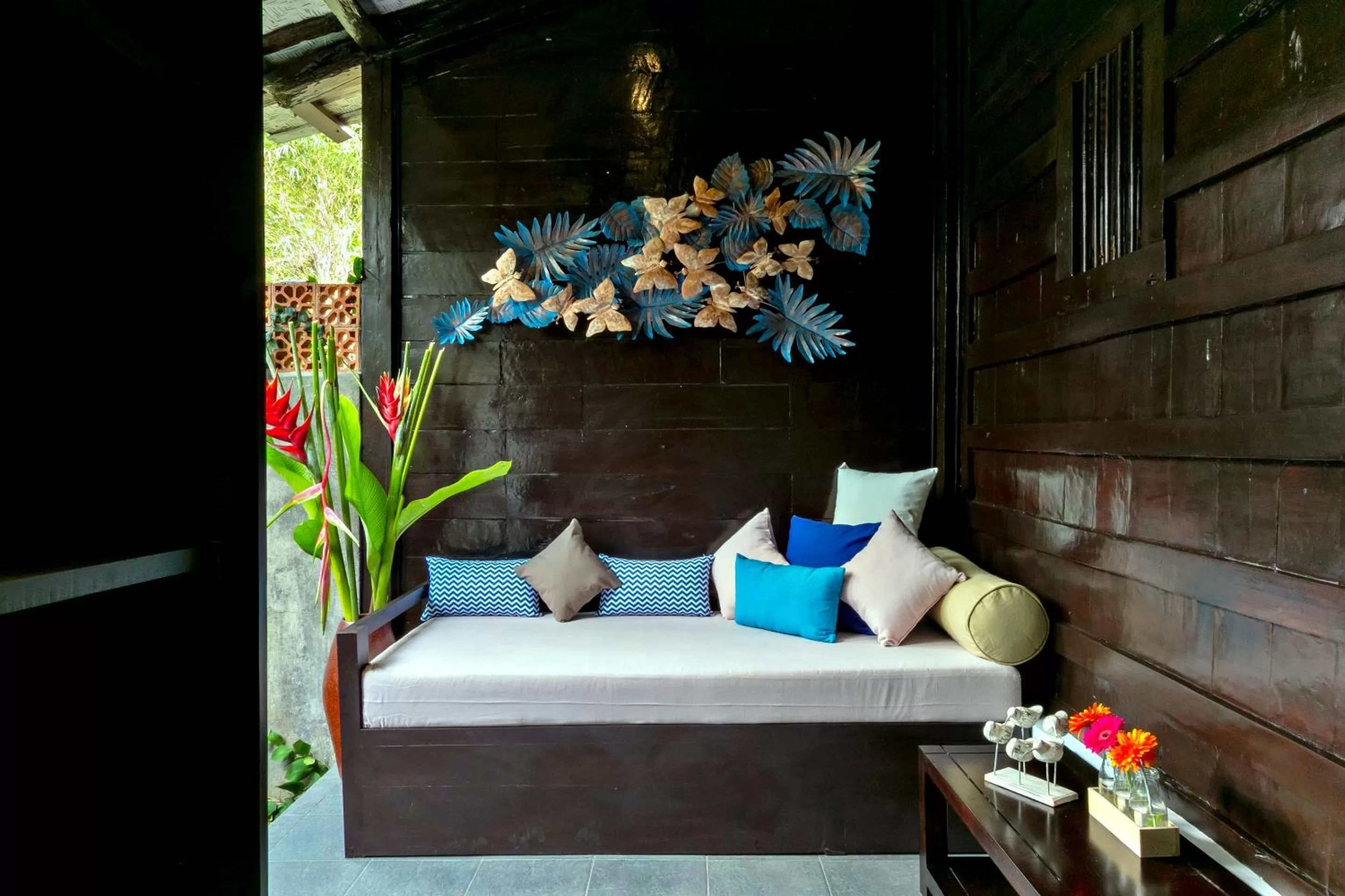 Seating area in Canvas Escape Resort