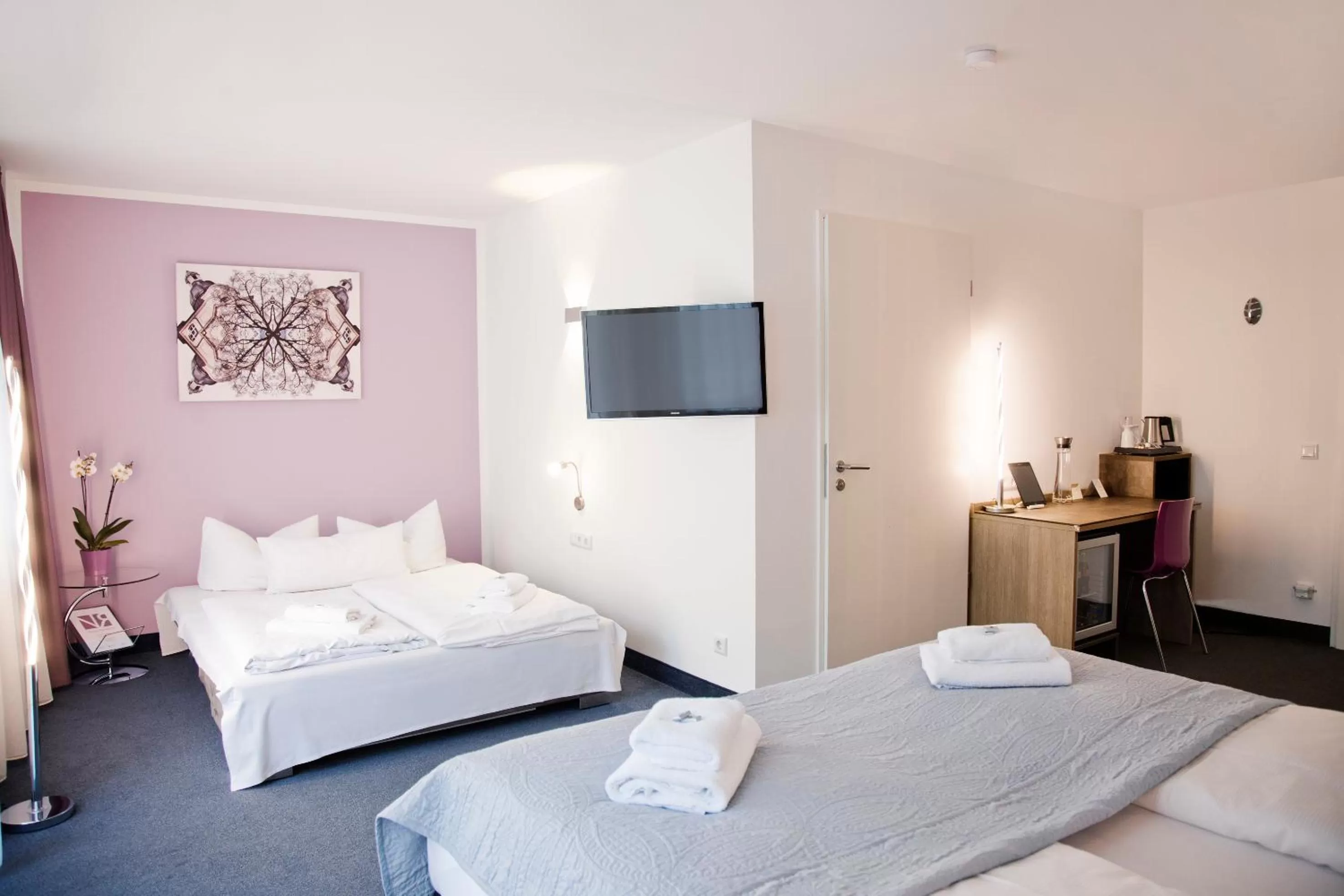 Bed in Hotel Nikolai Residence