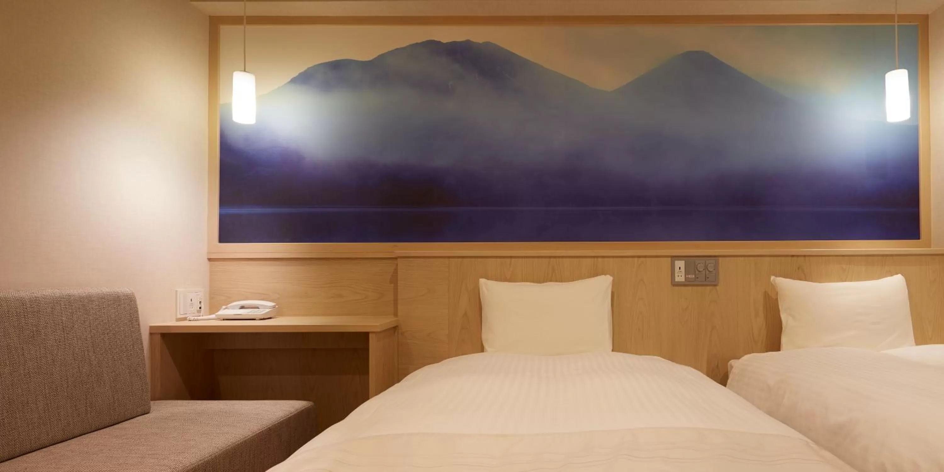 Bed in Sakura Sky Hotel