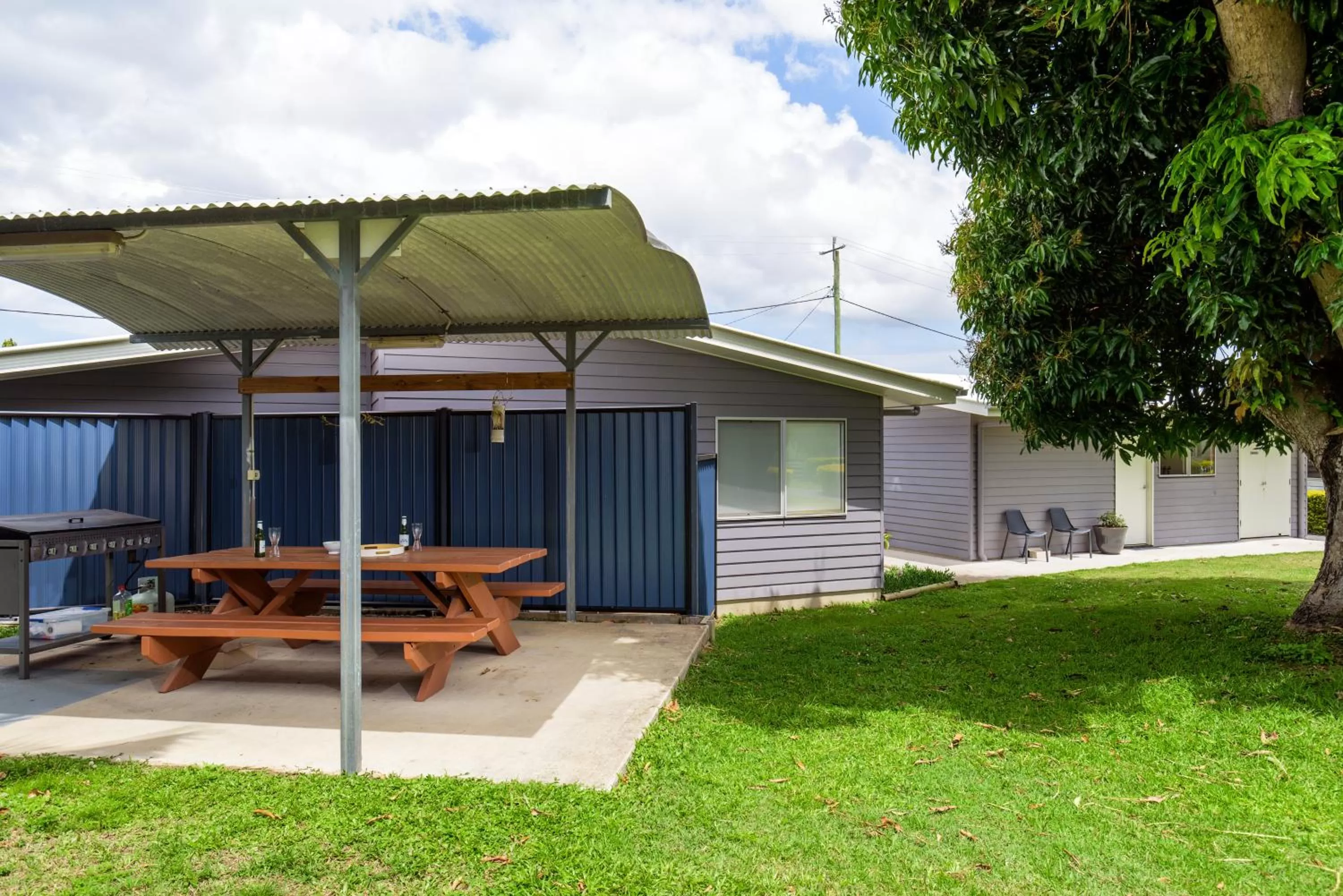 Property building in Tin Can Bay's Sleepy Lagoon Motel