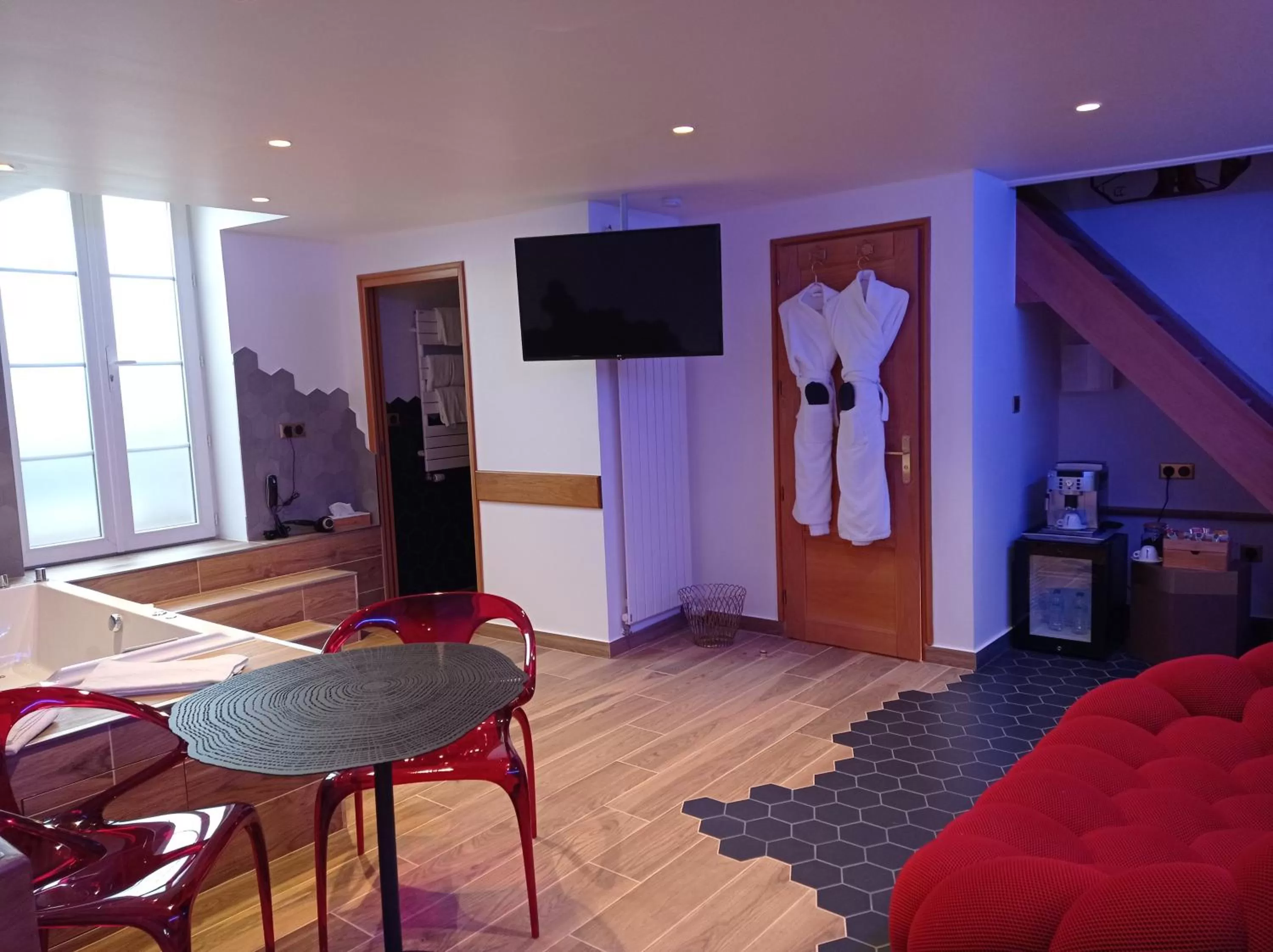 TV and multimedia in Hotel et Spa Le Lion d'Or