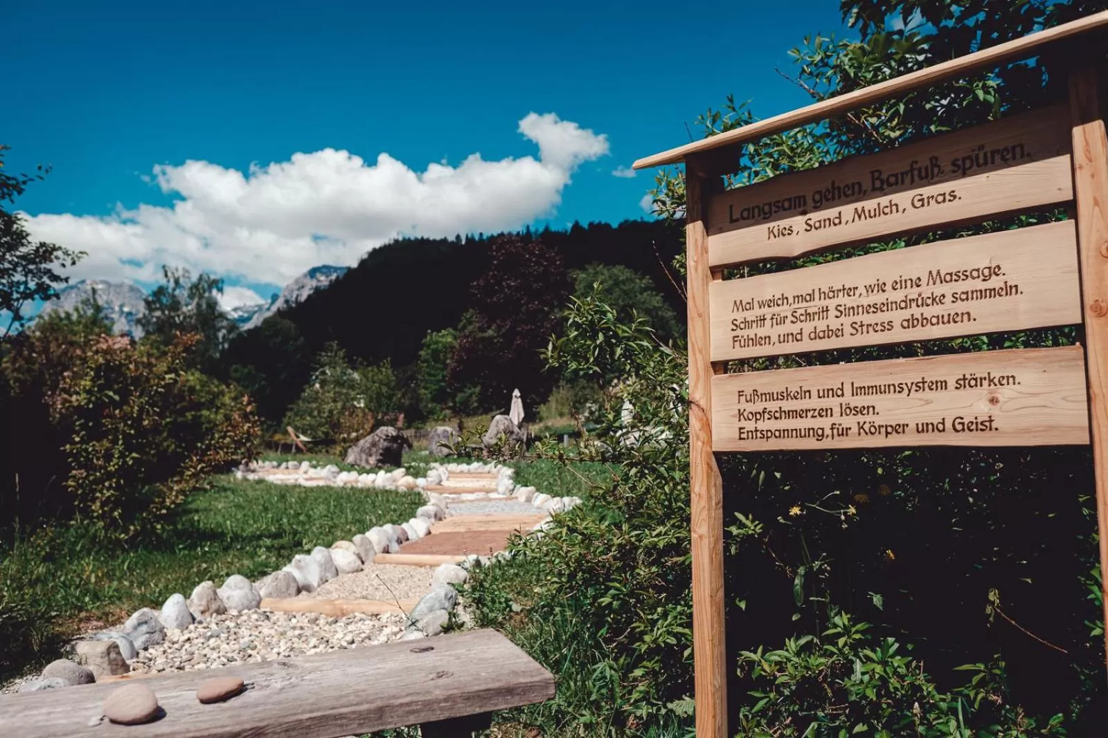 Garden in Berghotel Rehlegg