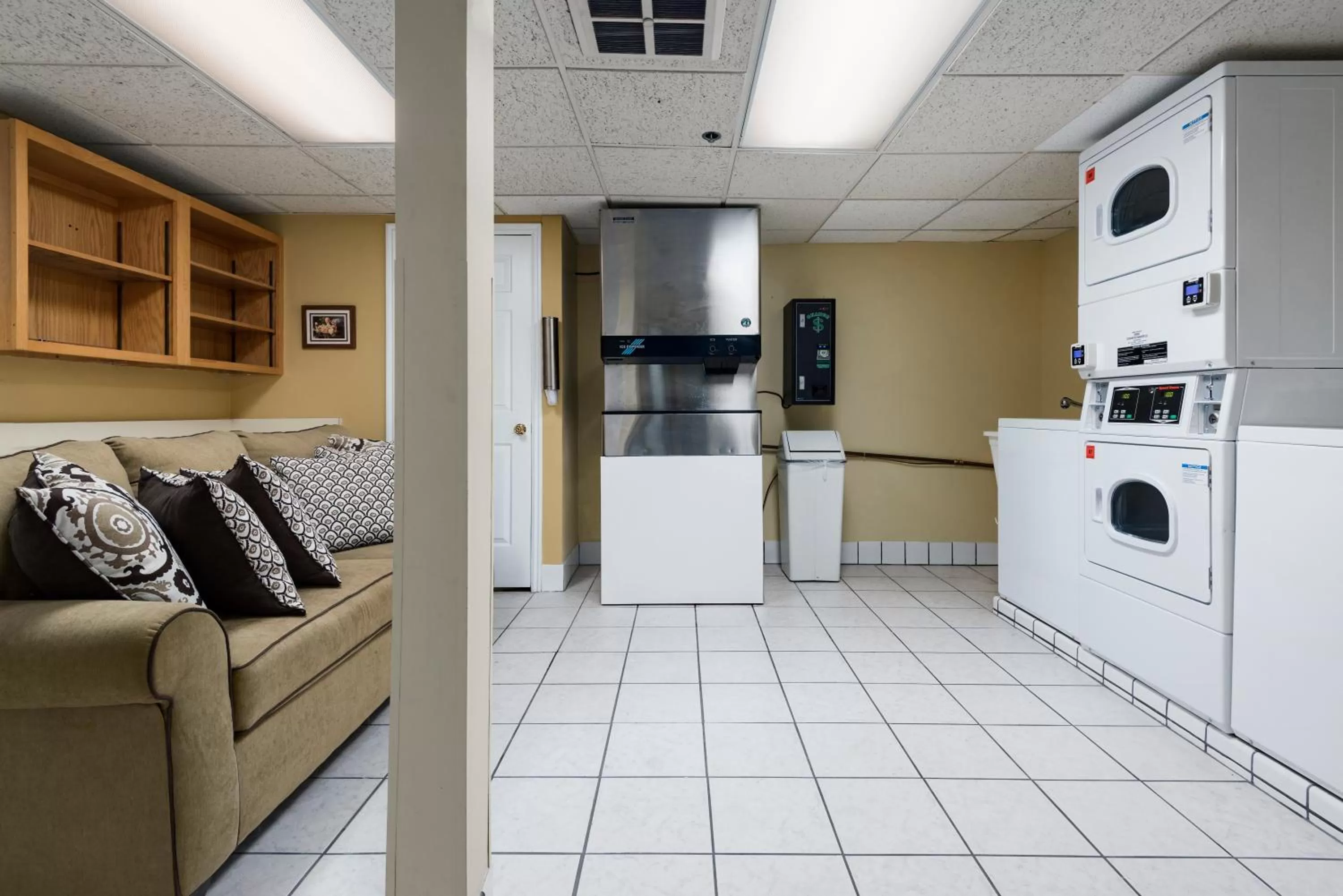 Seating area in The Kimball at Temple Square