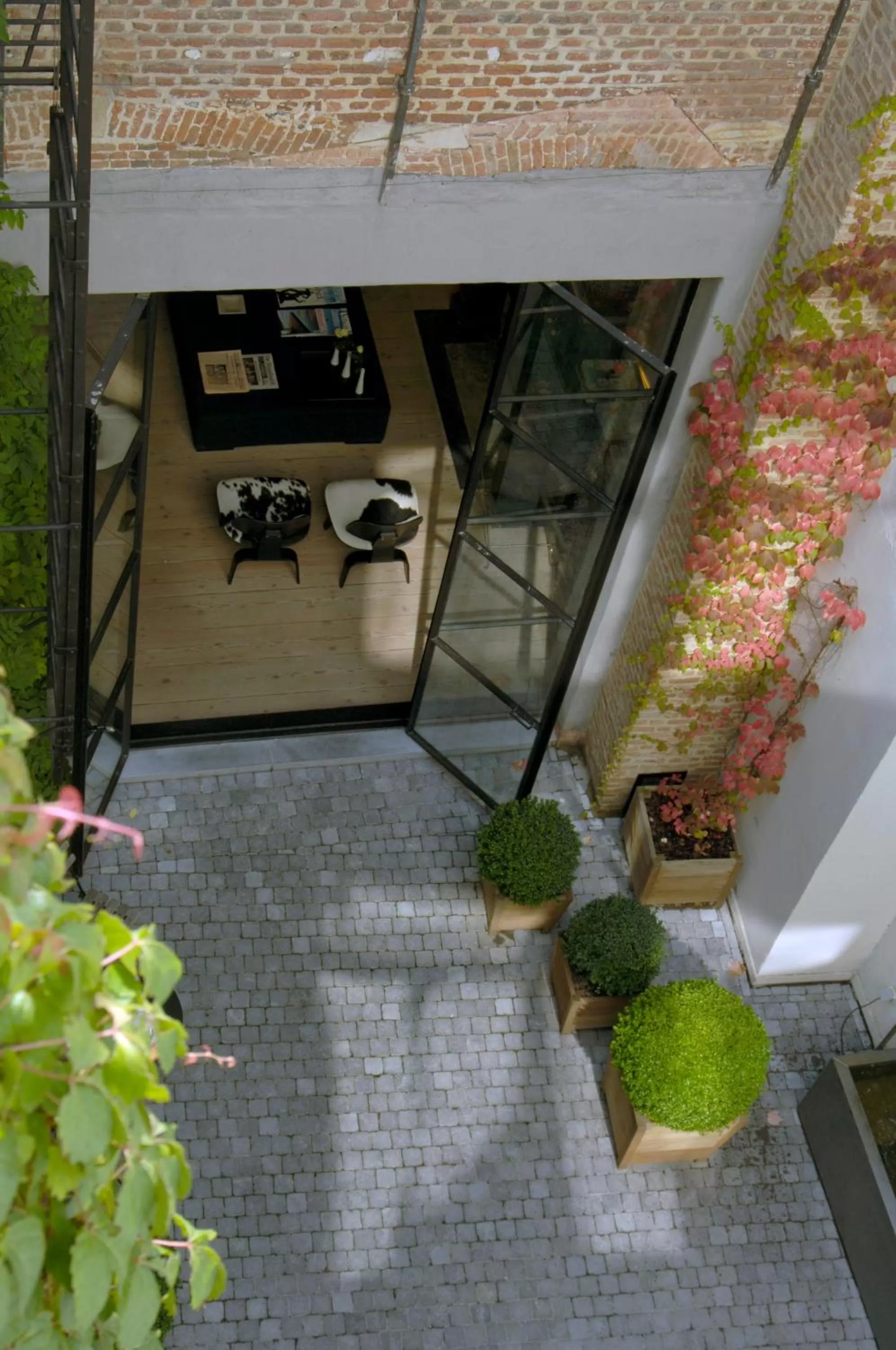 Patio in Hotel Julien