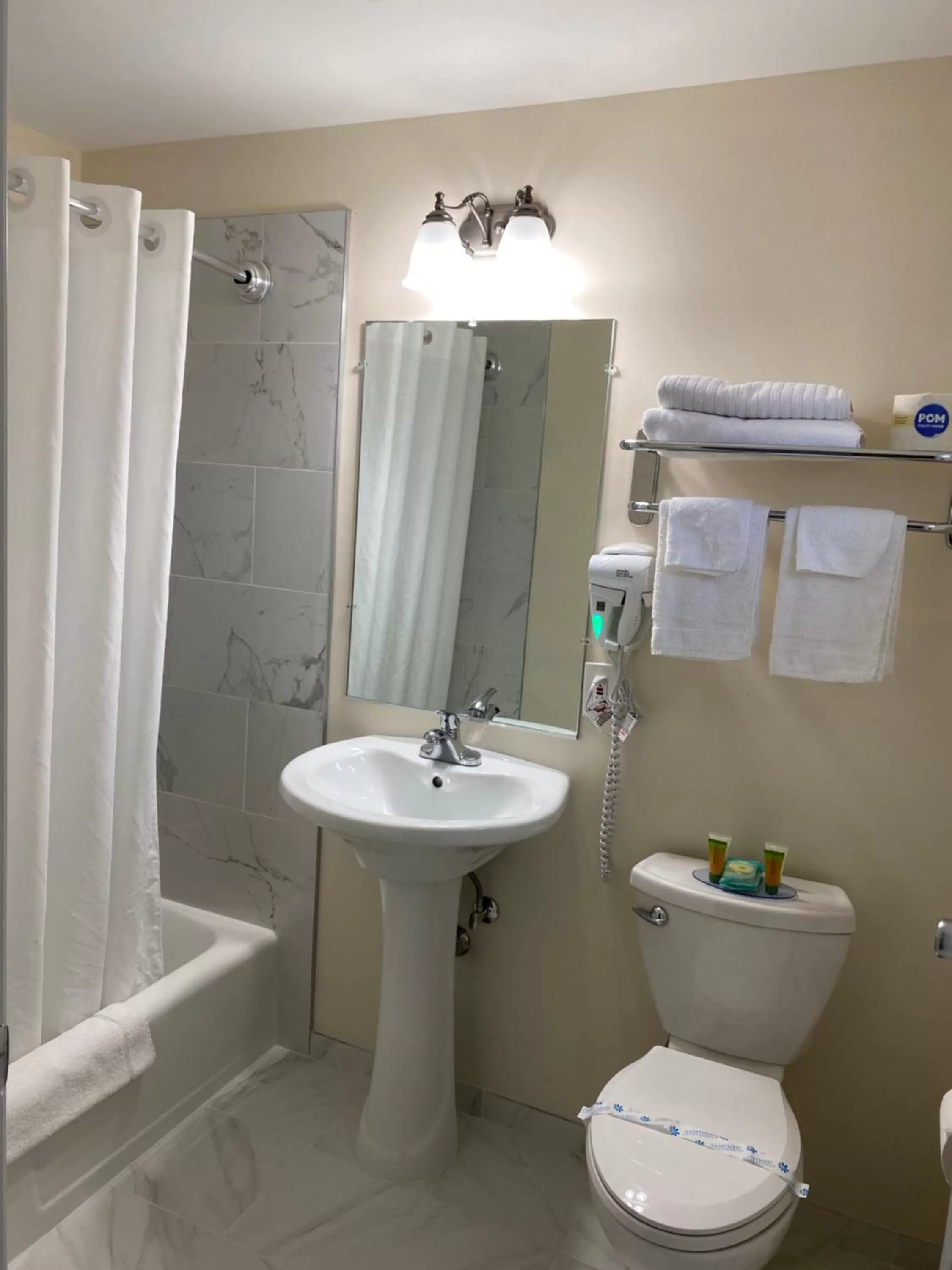 Bathroom in Villager Motel