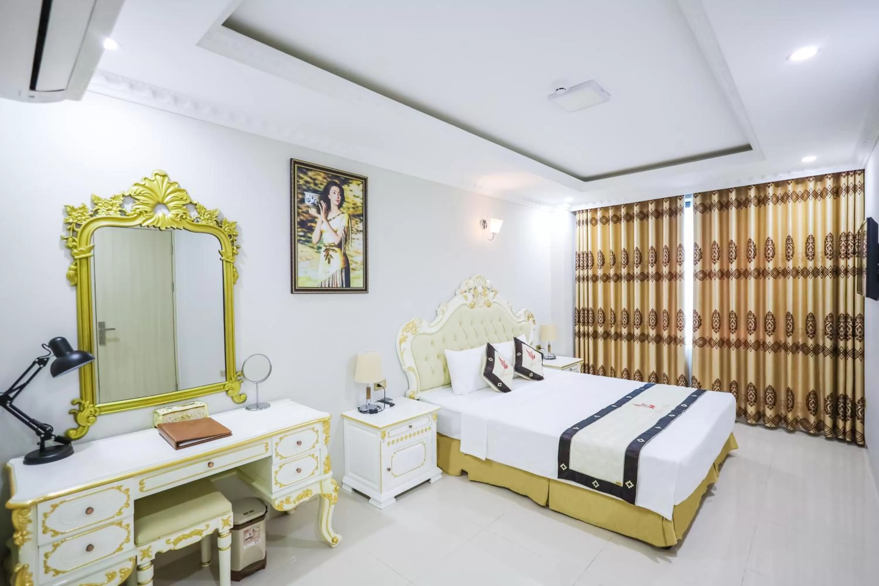 Bed in Khách Sạn Phượng Hoàng 3