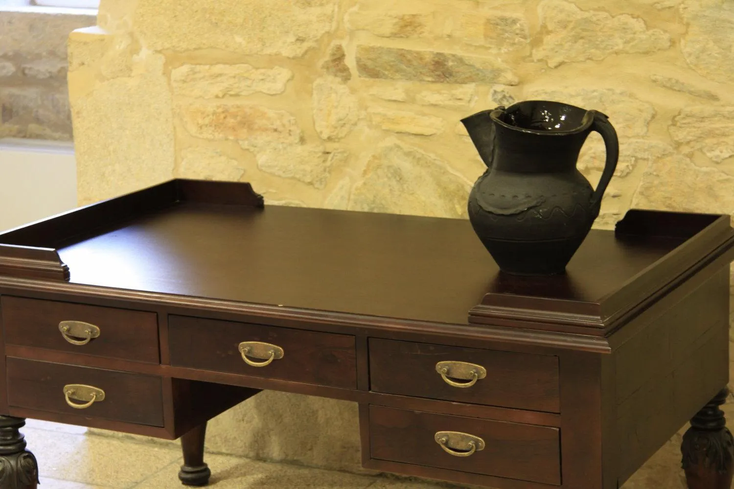 Decorative detail in Hospedería San Martín Pinario