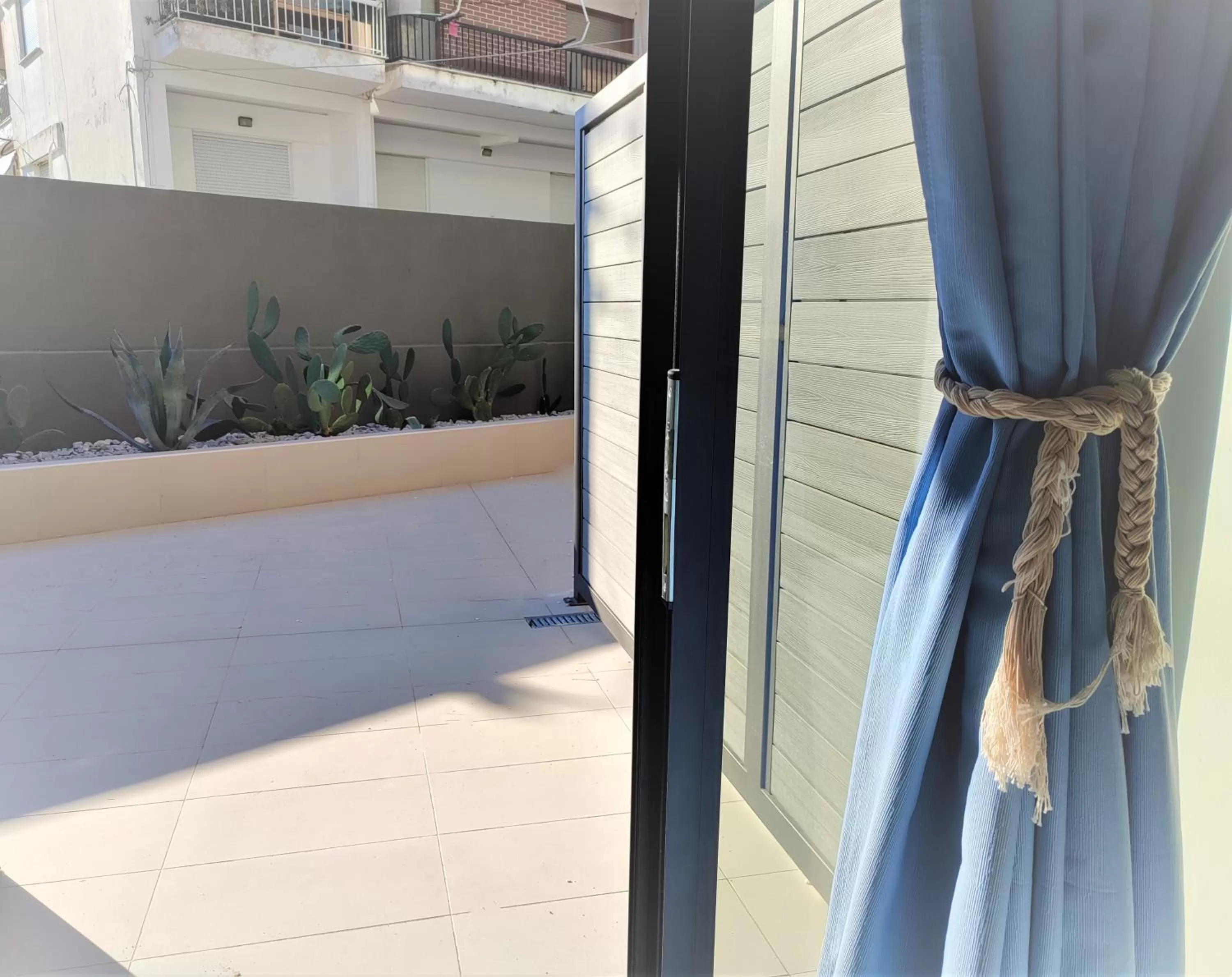 Balcony/Terrace in Light Blue Hotel