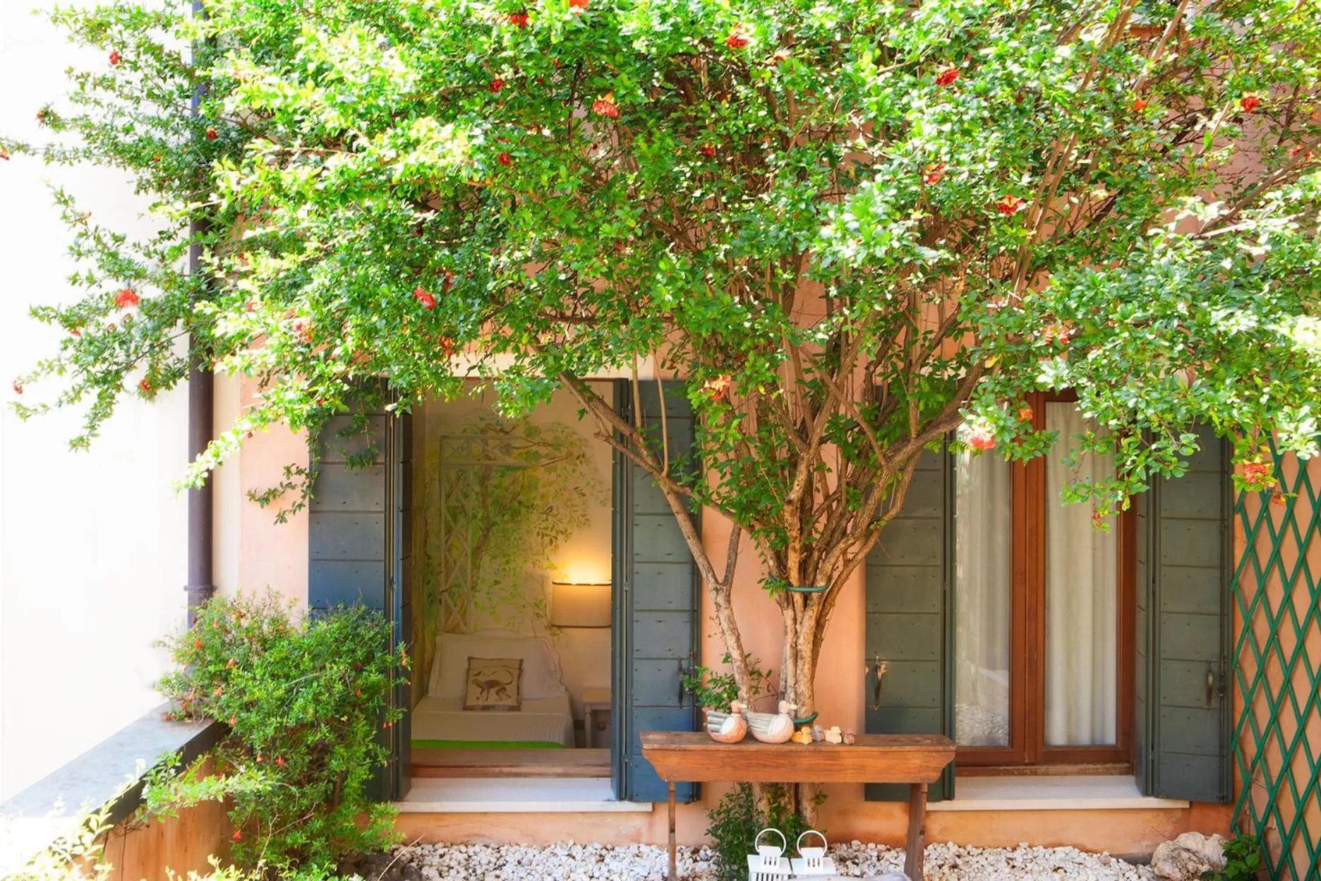 Garden in Albergo Al Moretto