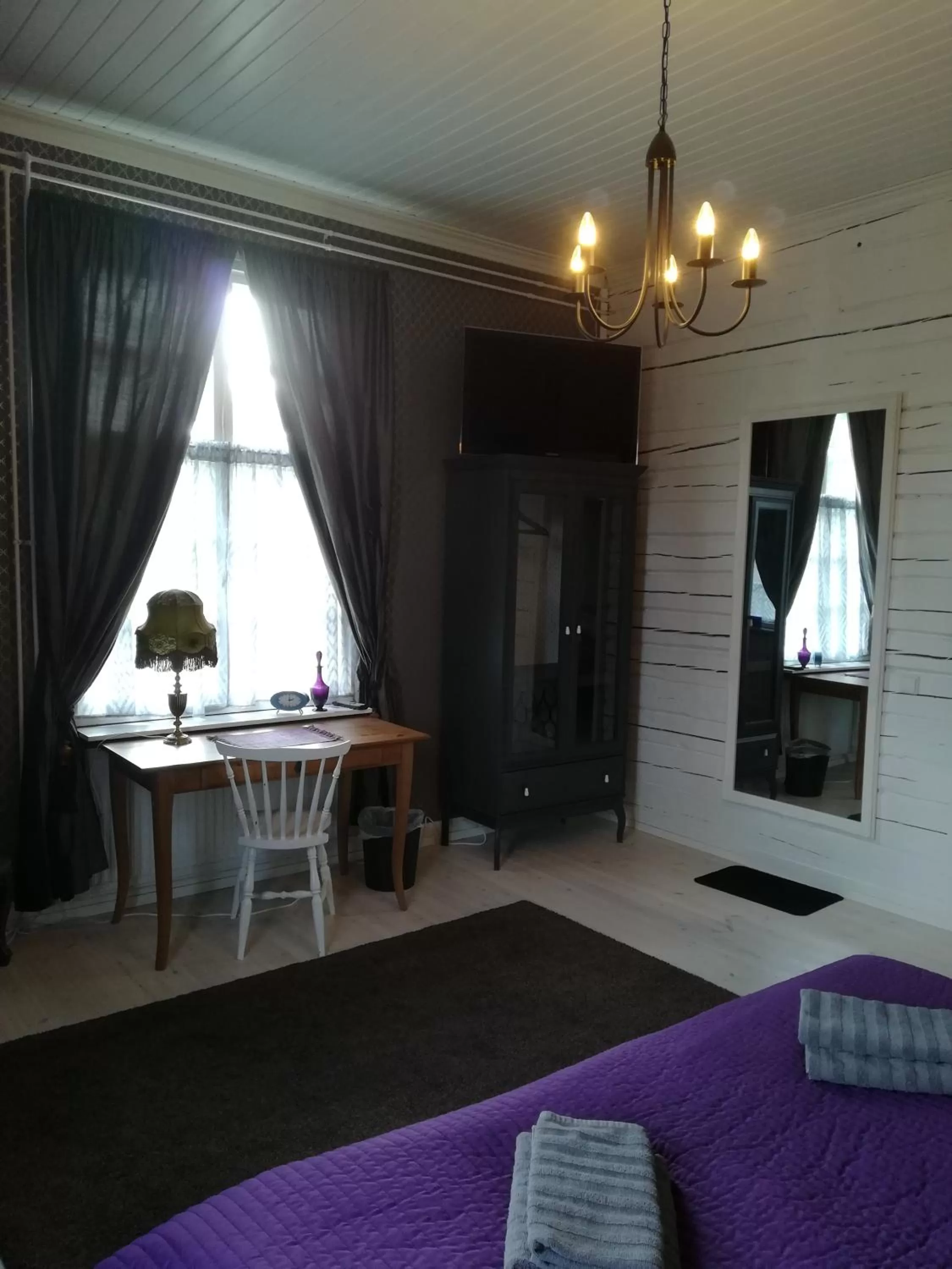 Bed in Hotelli Huiskankorpi Boutique Hotel