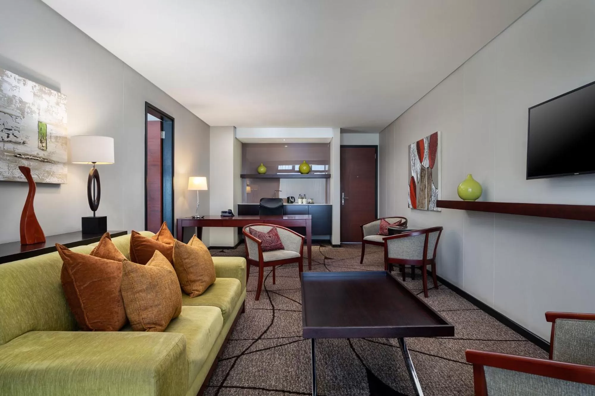 Living room in Premier Hotel East London ICC