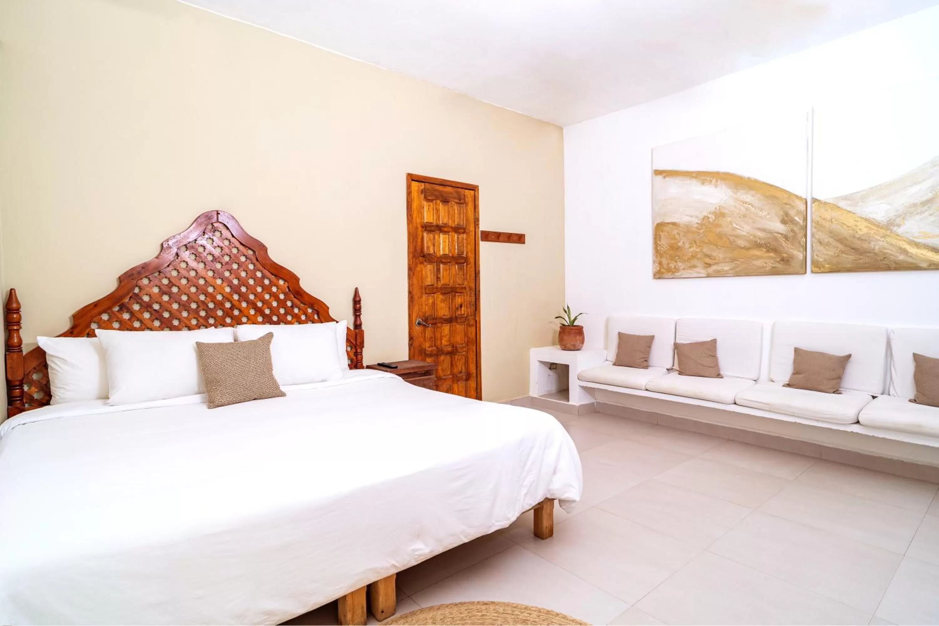 Bed in Enigmatic Hotel Experience