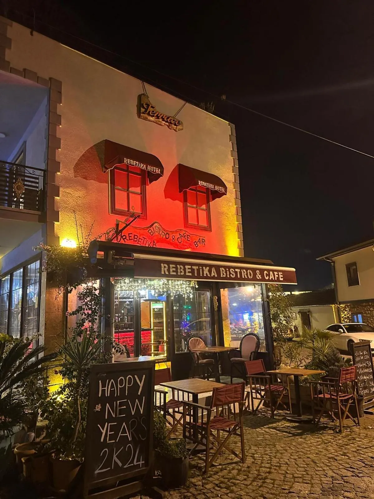 Property building in Rebetika Hotel & bistro