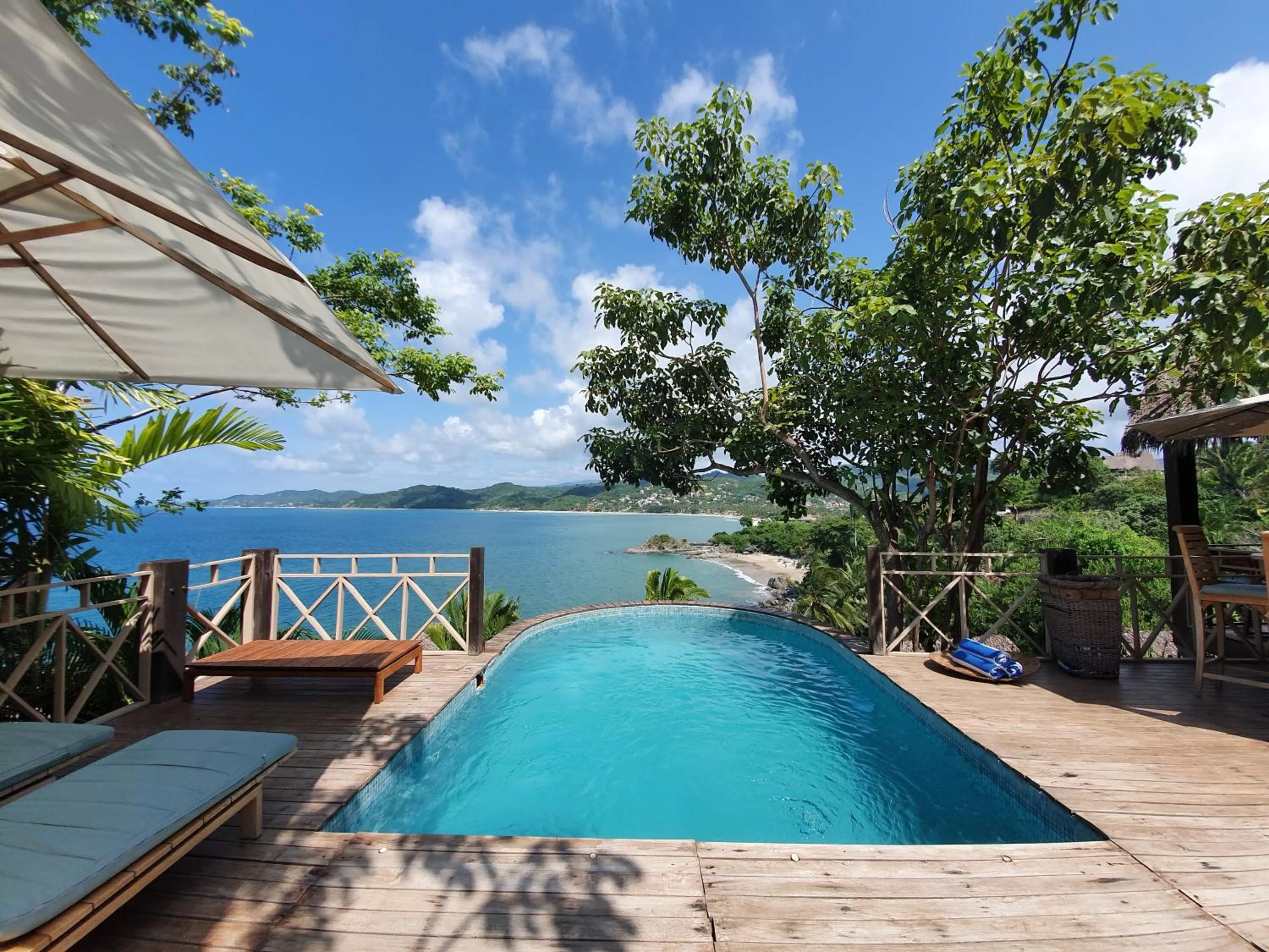 Swimming pool in Hotel Boutique Siete Lunas