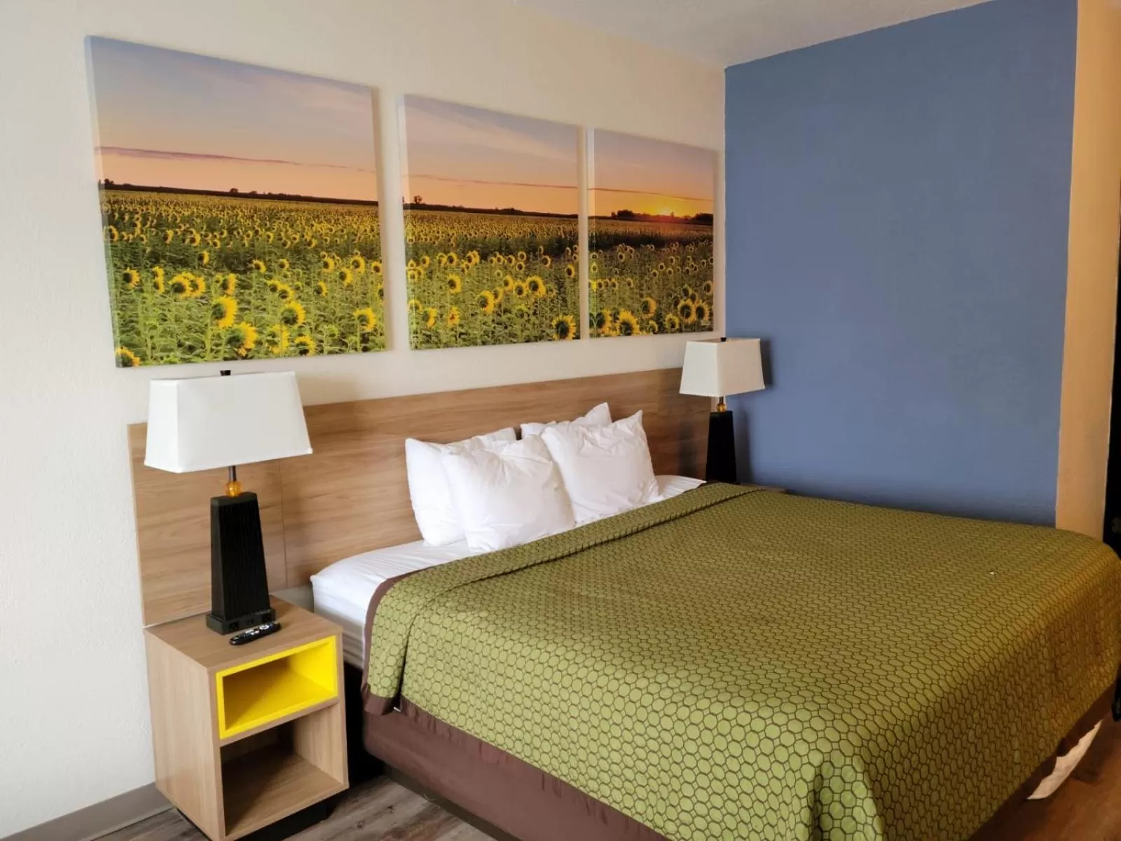 Bed in Days Inn by Wyndham Topeka