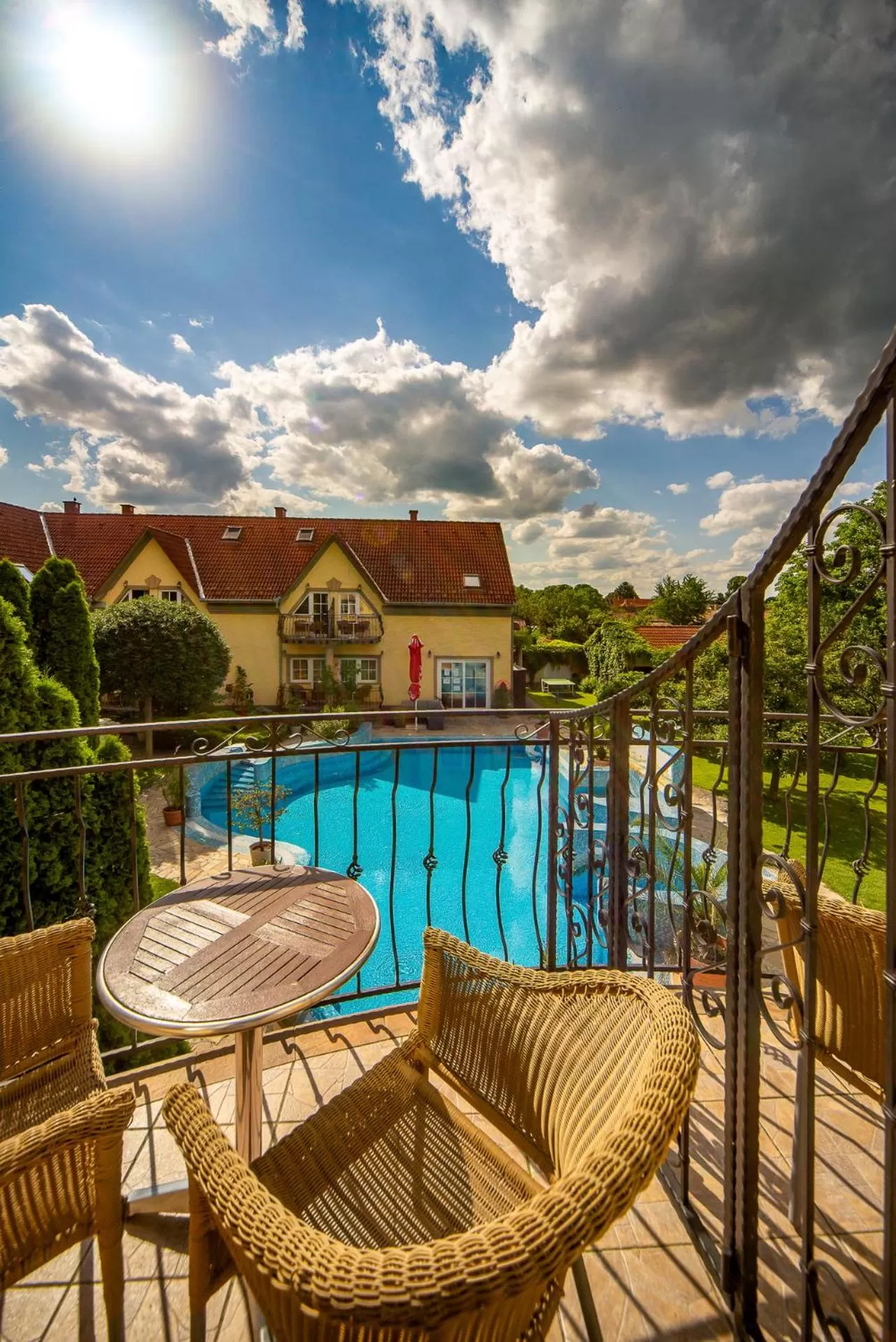 Property building in Wellness Hotel Kager Harkány