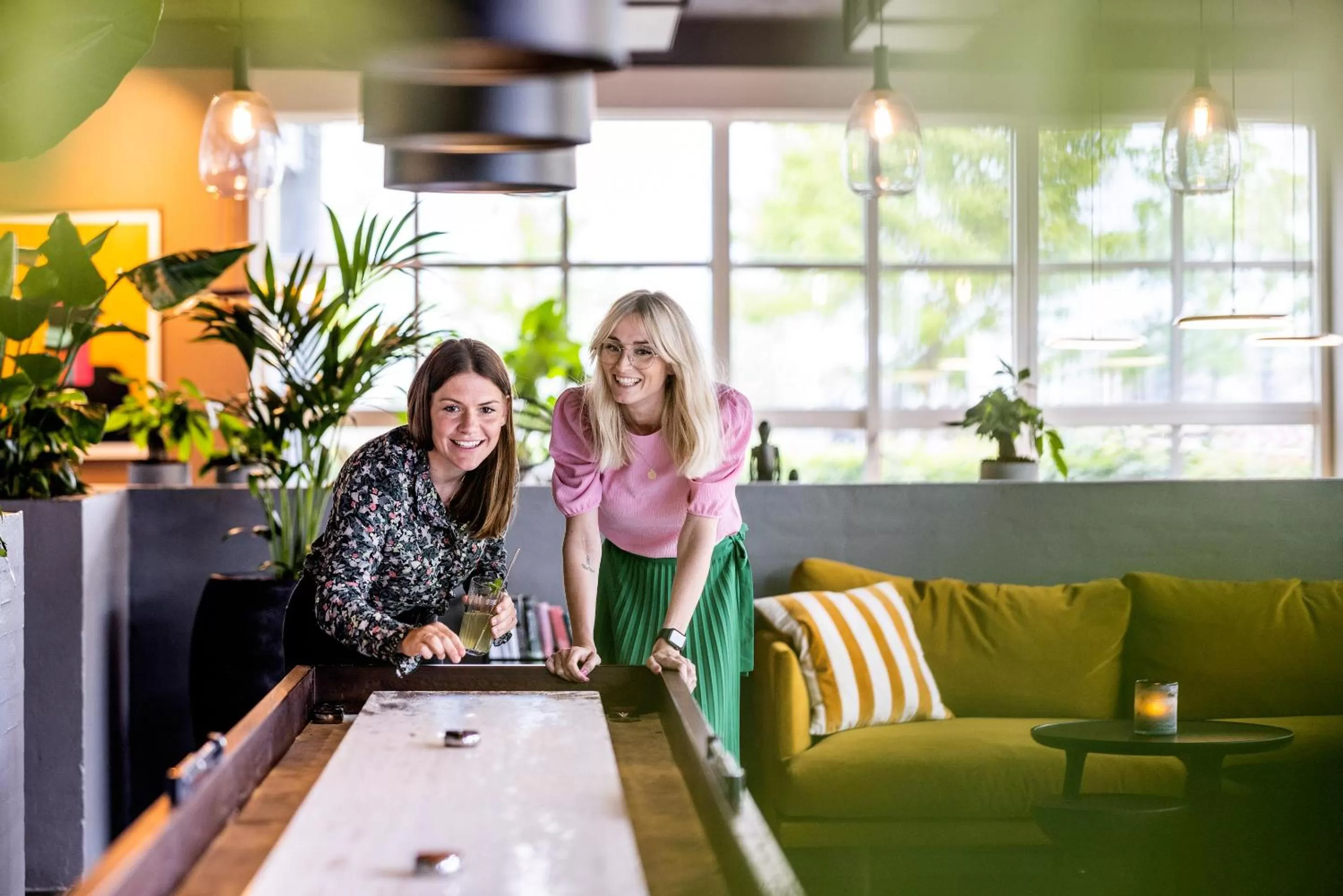 Seating area in Pier 5 Hotel