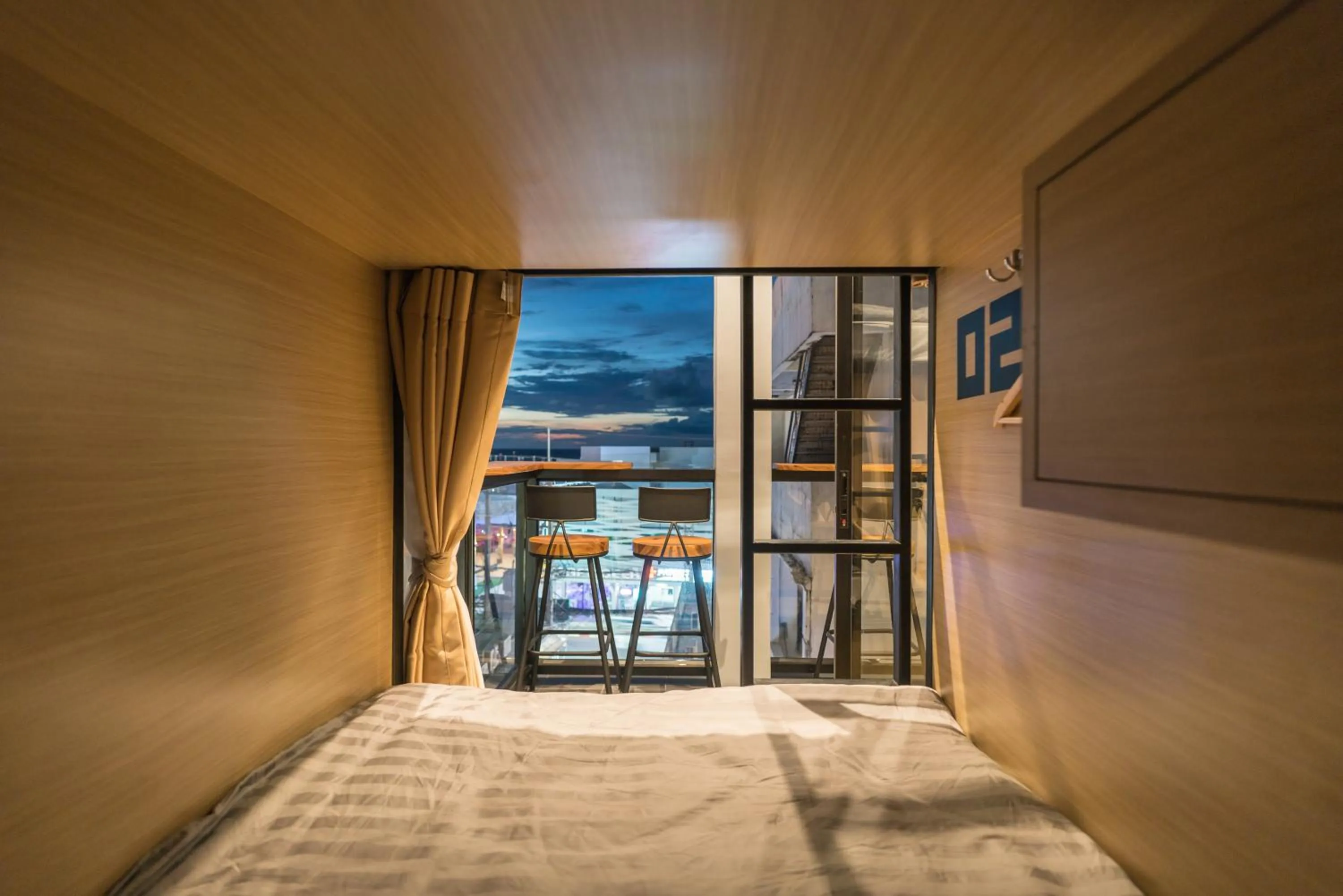 bunk bed in Sleep Box Patong Hostel