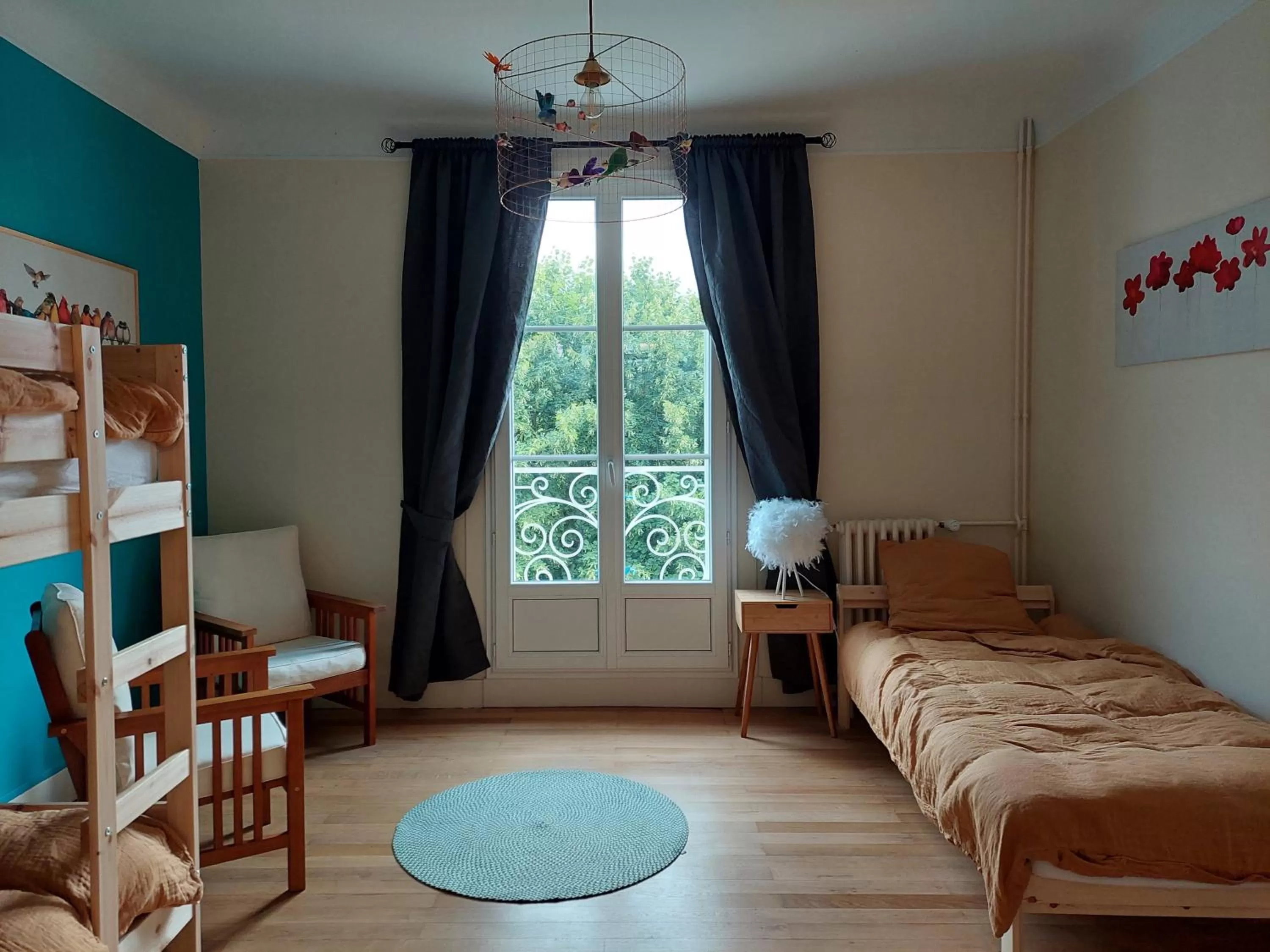 Photo of the whole room, Bed in La Maucannière
