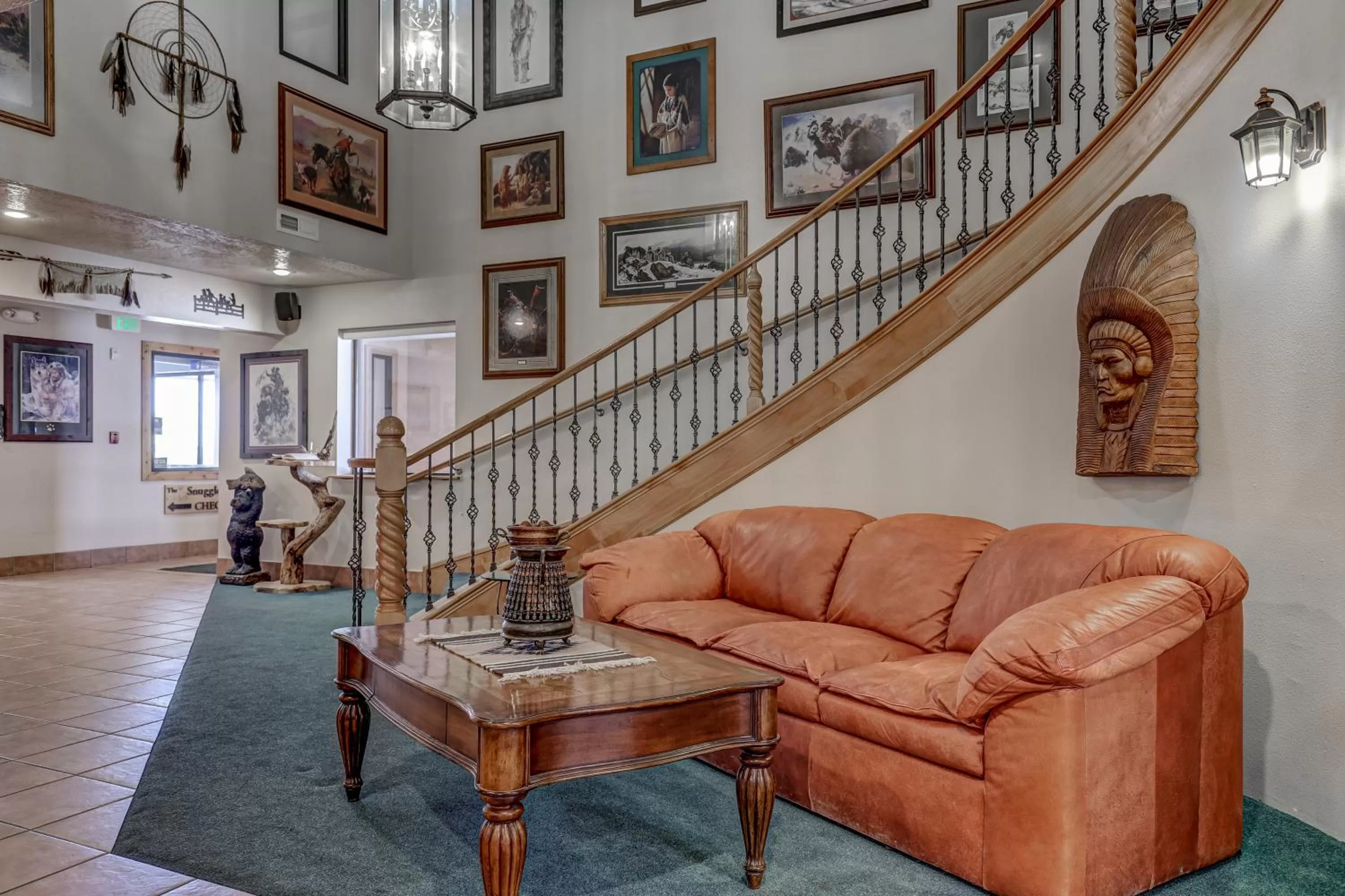 Lobby or reception in THE SNUGGLE INN