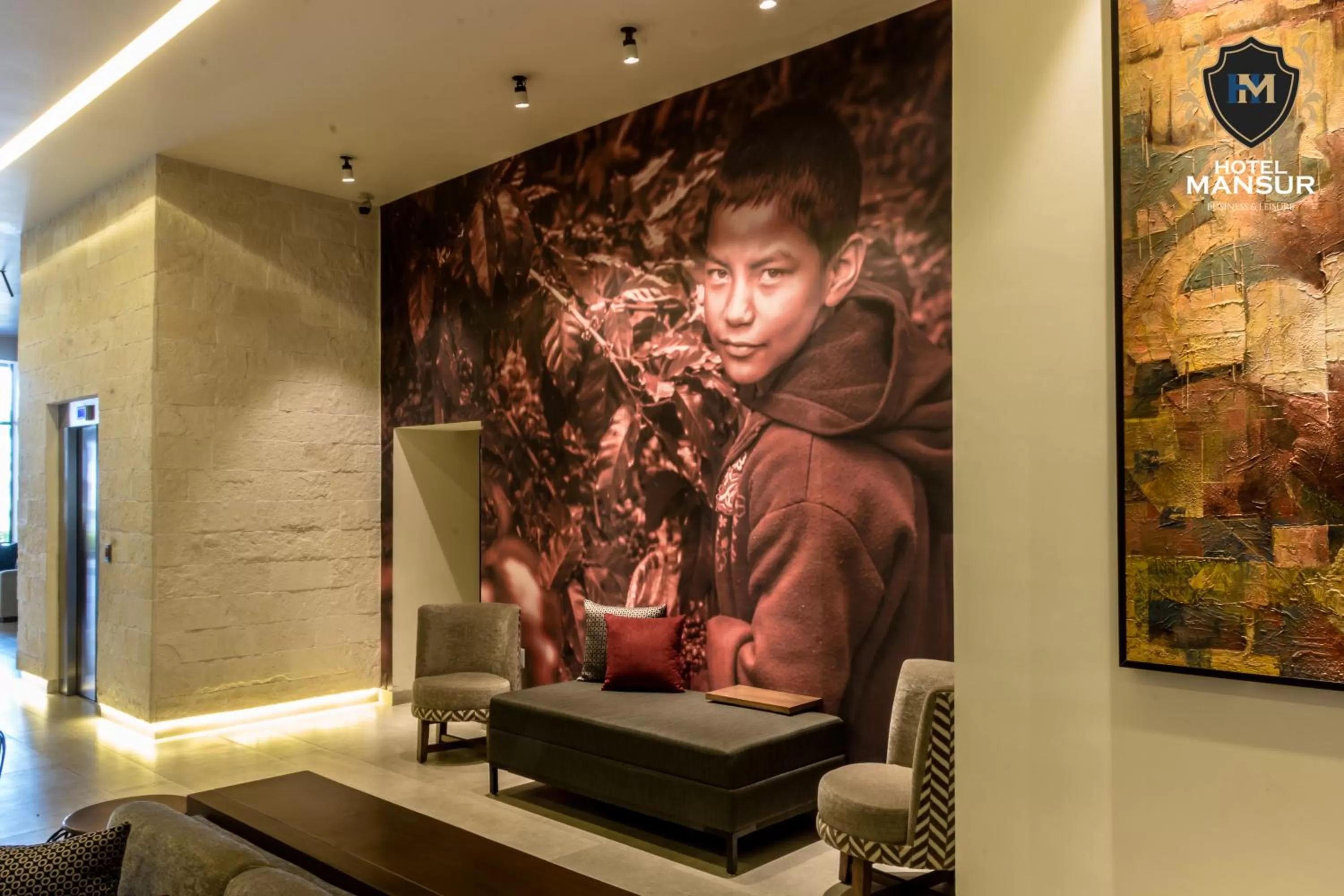 Living room in Hotel Mansur Business & Leisure