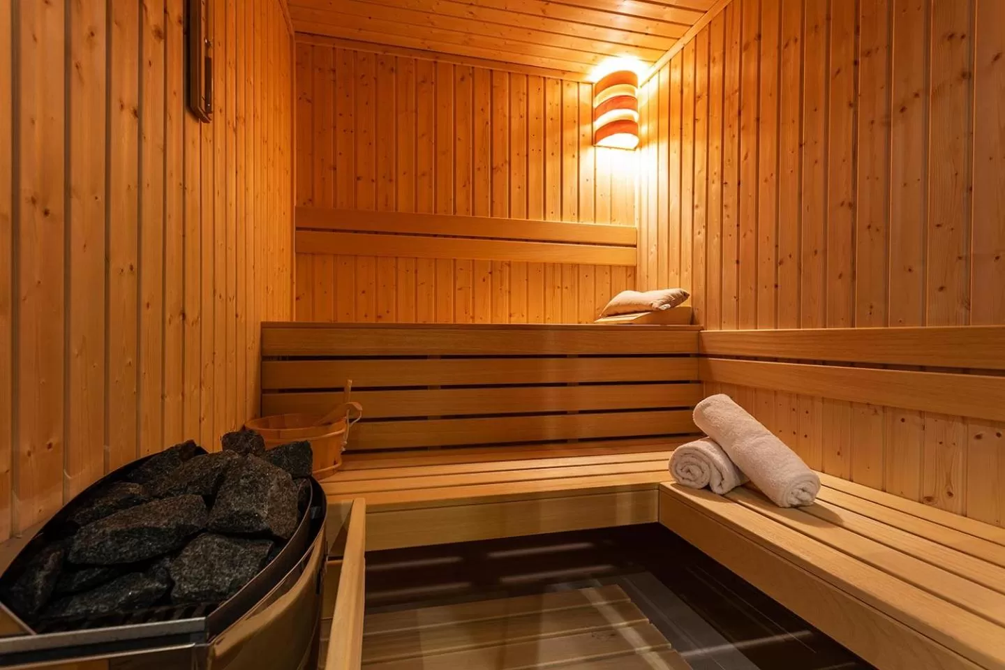 Sauna in Abrazo Sofia Hotel by HMG