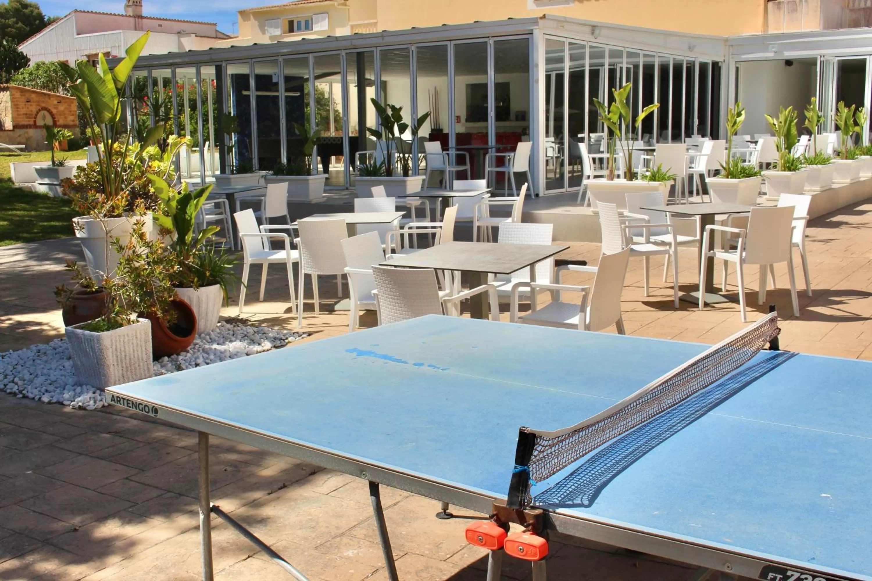 Patio in Bluewater Hotel