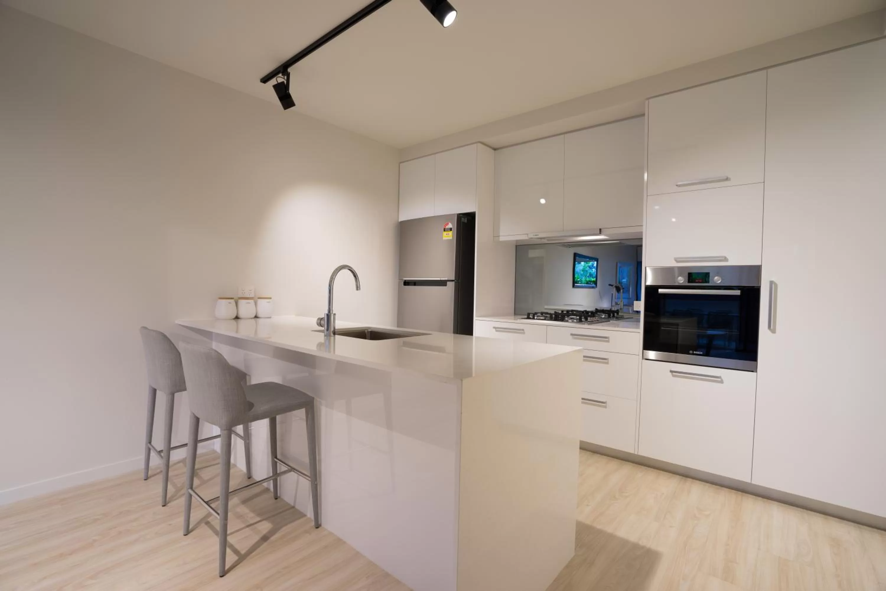 Coffee/tea facilities in Arena Apartments by CLLIX