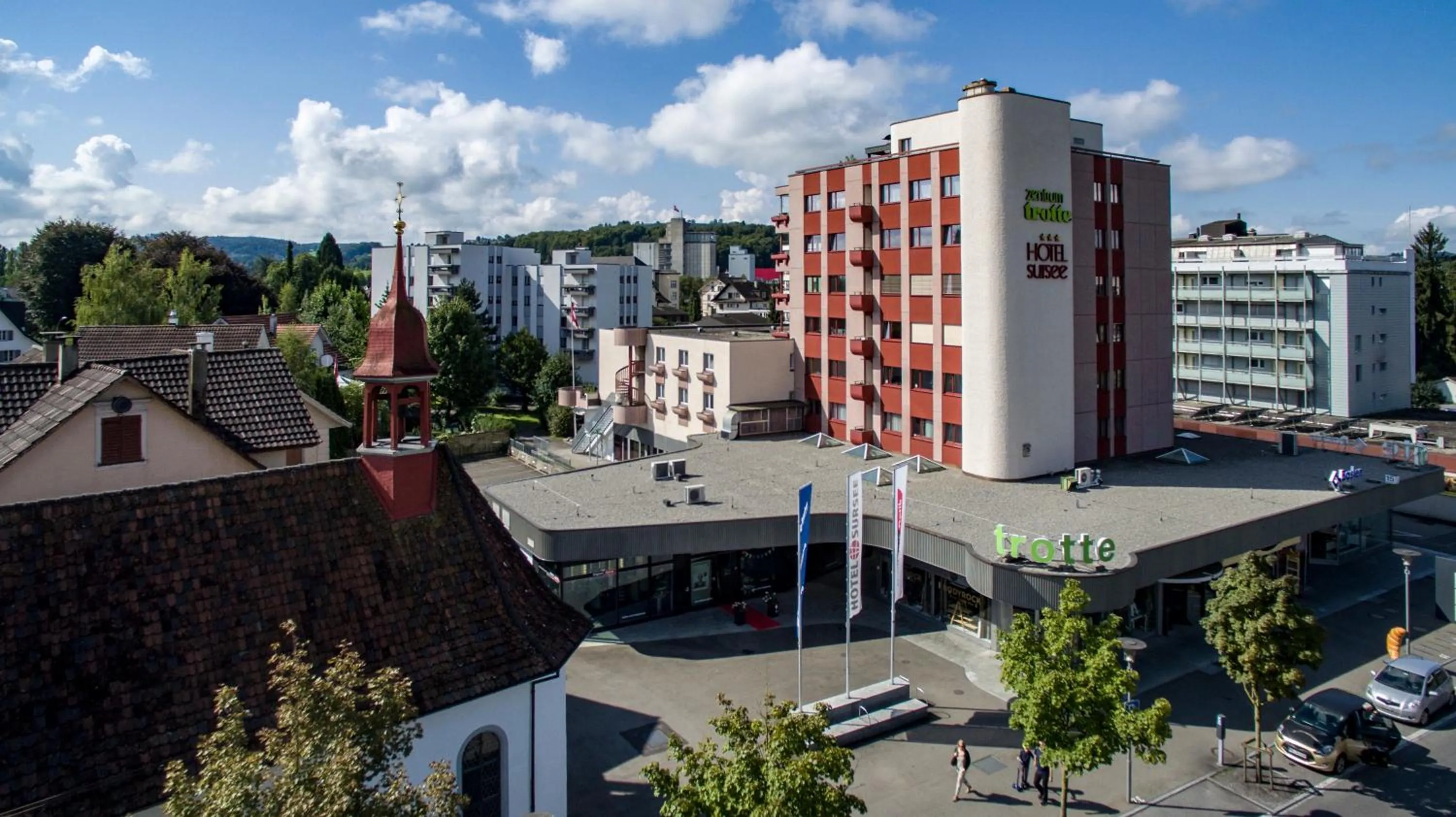 Bird's eye view in Hotel Sursee