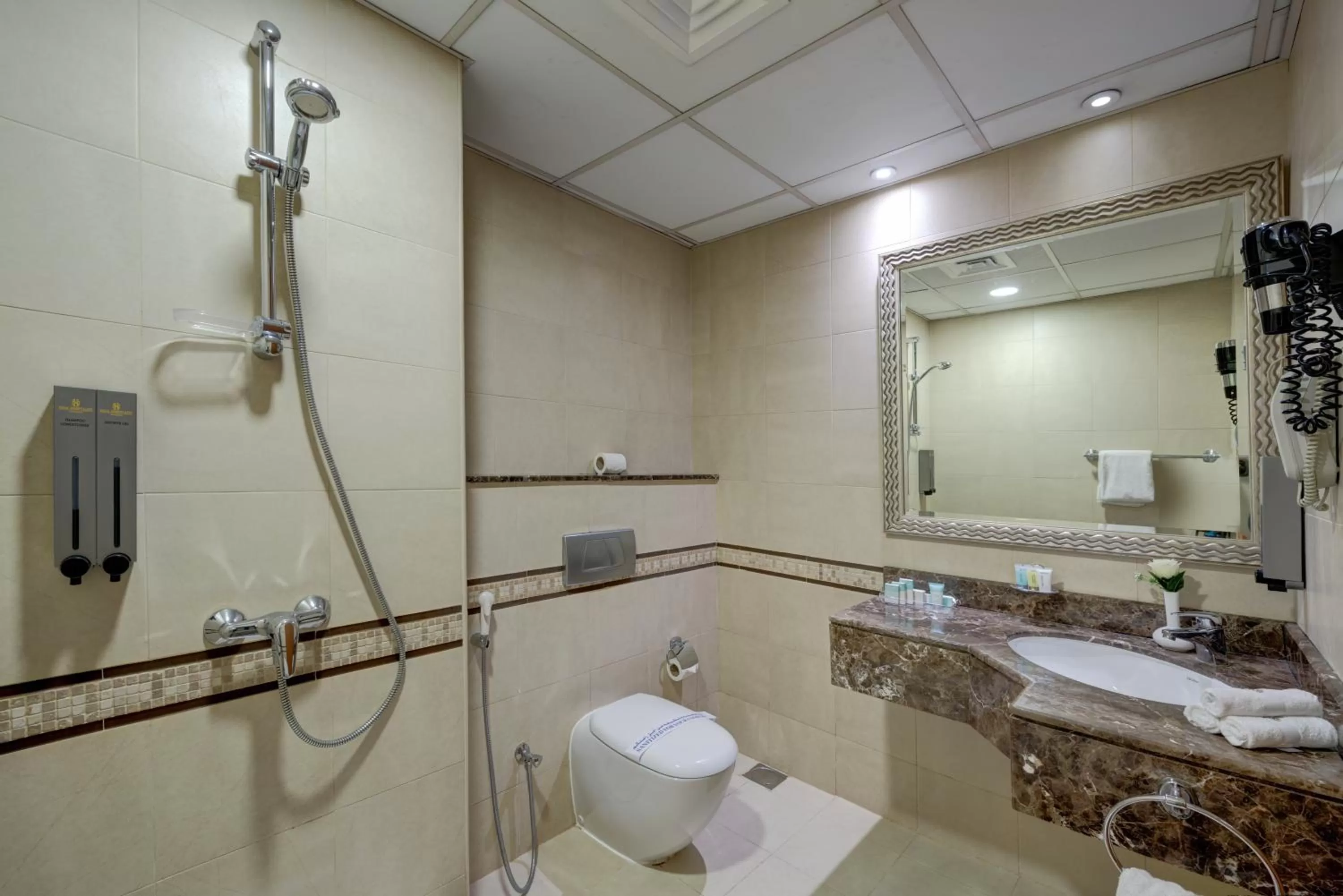 Bathroom in Orchid Hotel Al Barsha "Formerly Golden Tulip Hotel Al Barsha"