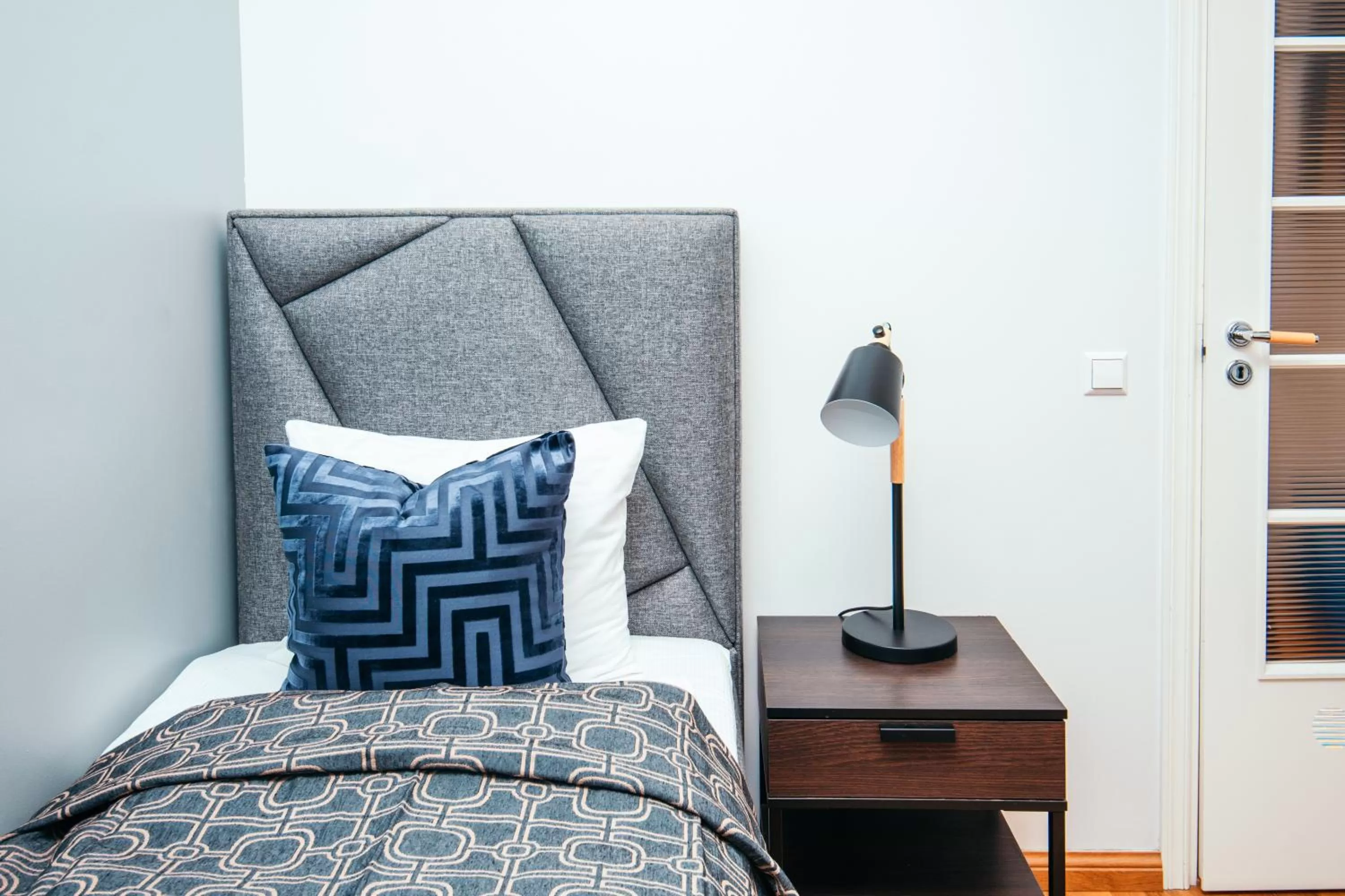 Bedroom, Bed in Tallinn City Apartments Freedom Square