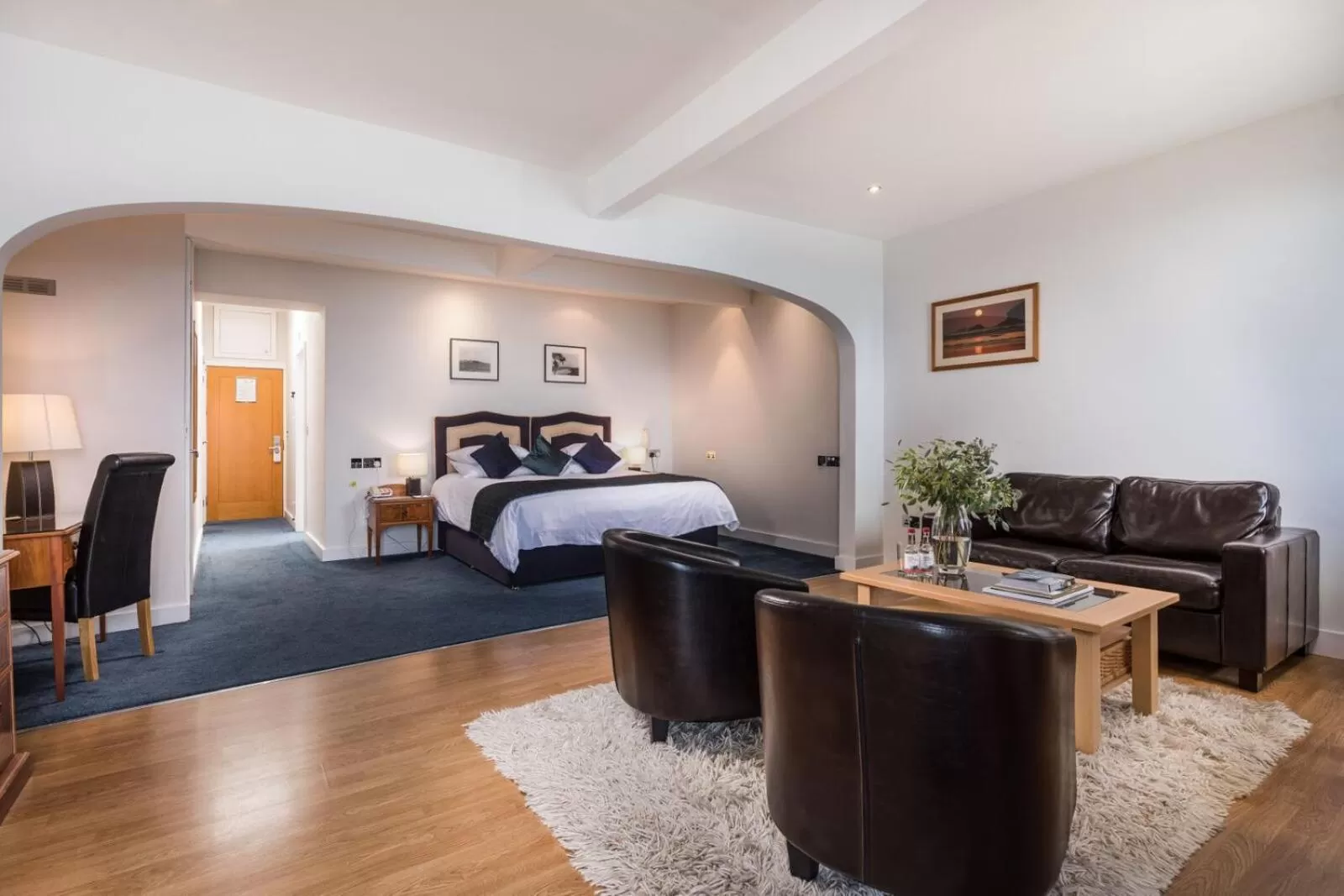 TV and multimedia, Bed in Atlantic Hotel Newquay