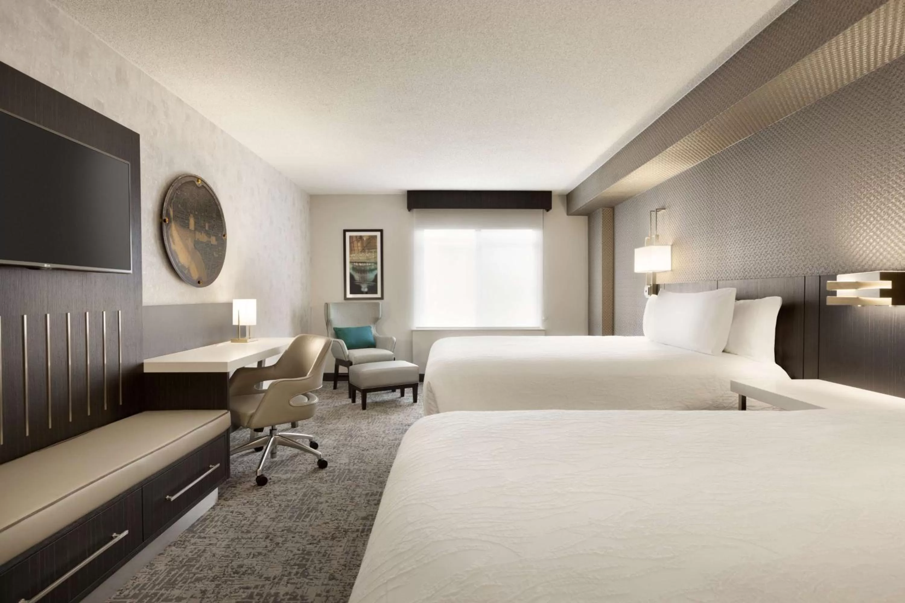Premium Queen Room with Two Queen Beds in Hilton Garden Inn Washington DC Downtown