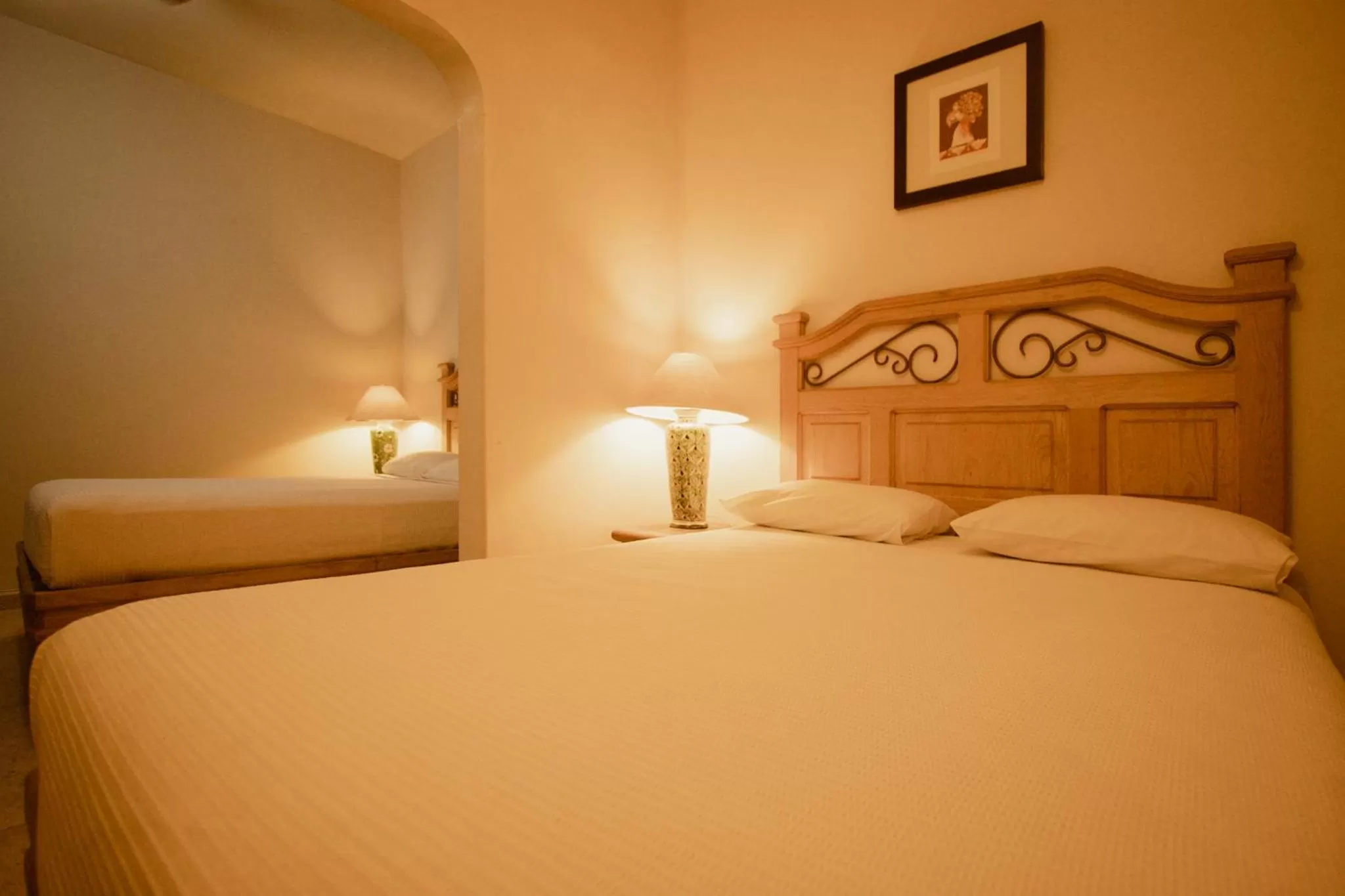 Bed in Hotel Casa Guivá