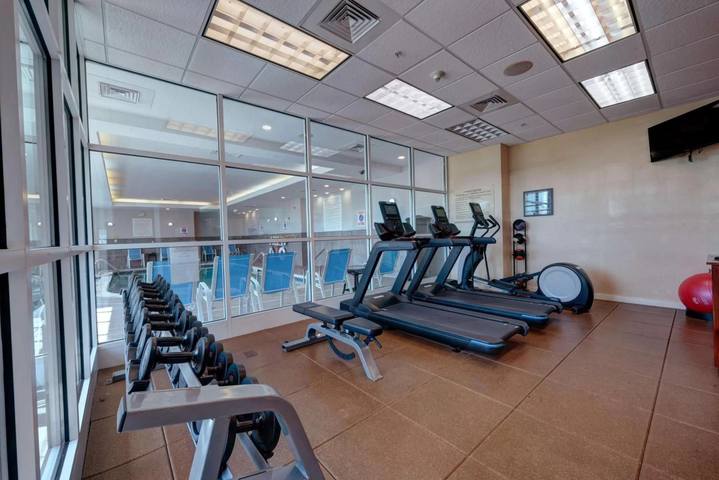Fitness centre/facilities in Hilton Garden Inn Hamilton