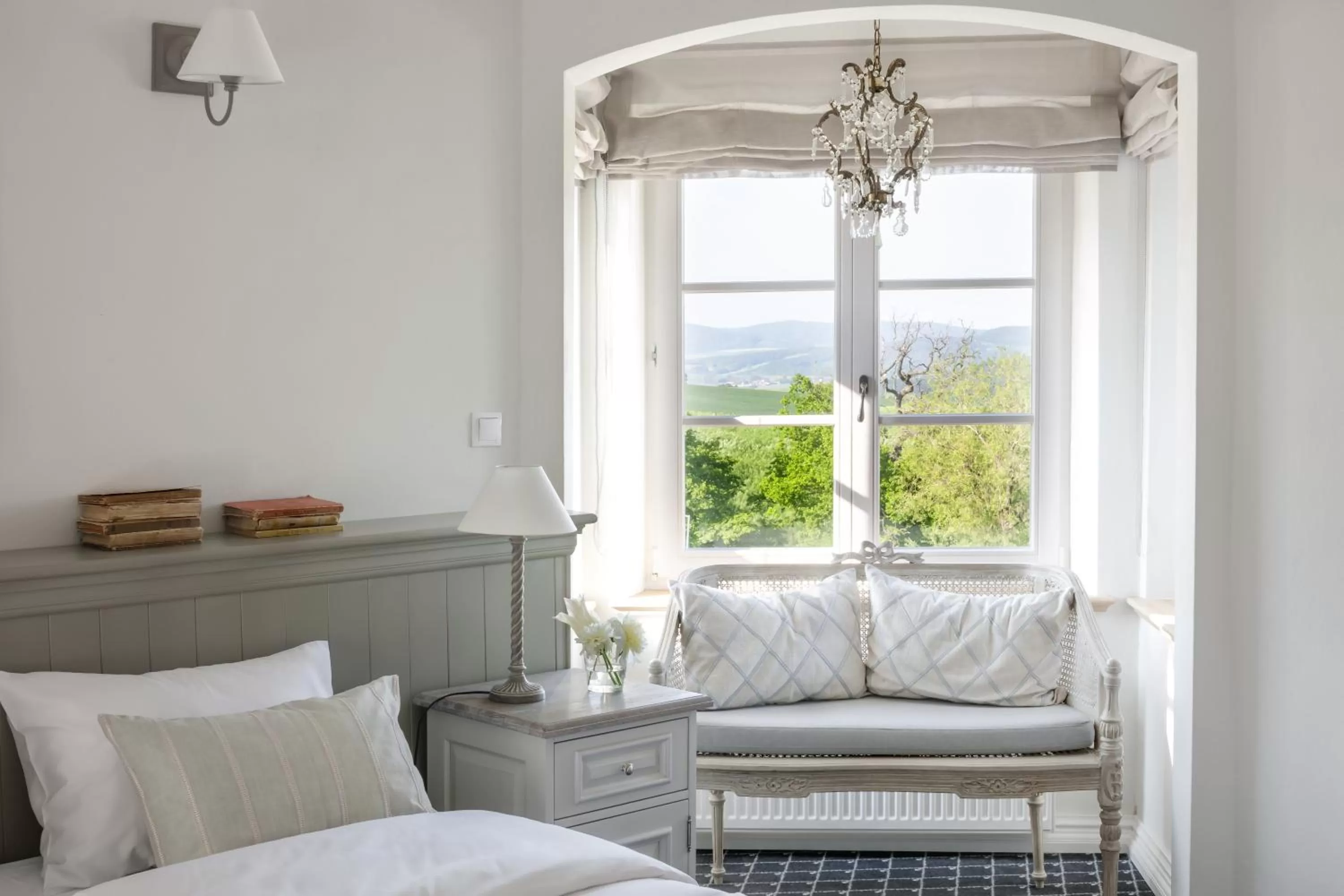 Photo of the whole room, Bed in Pałac Kamieniec