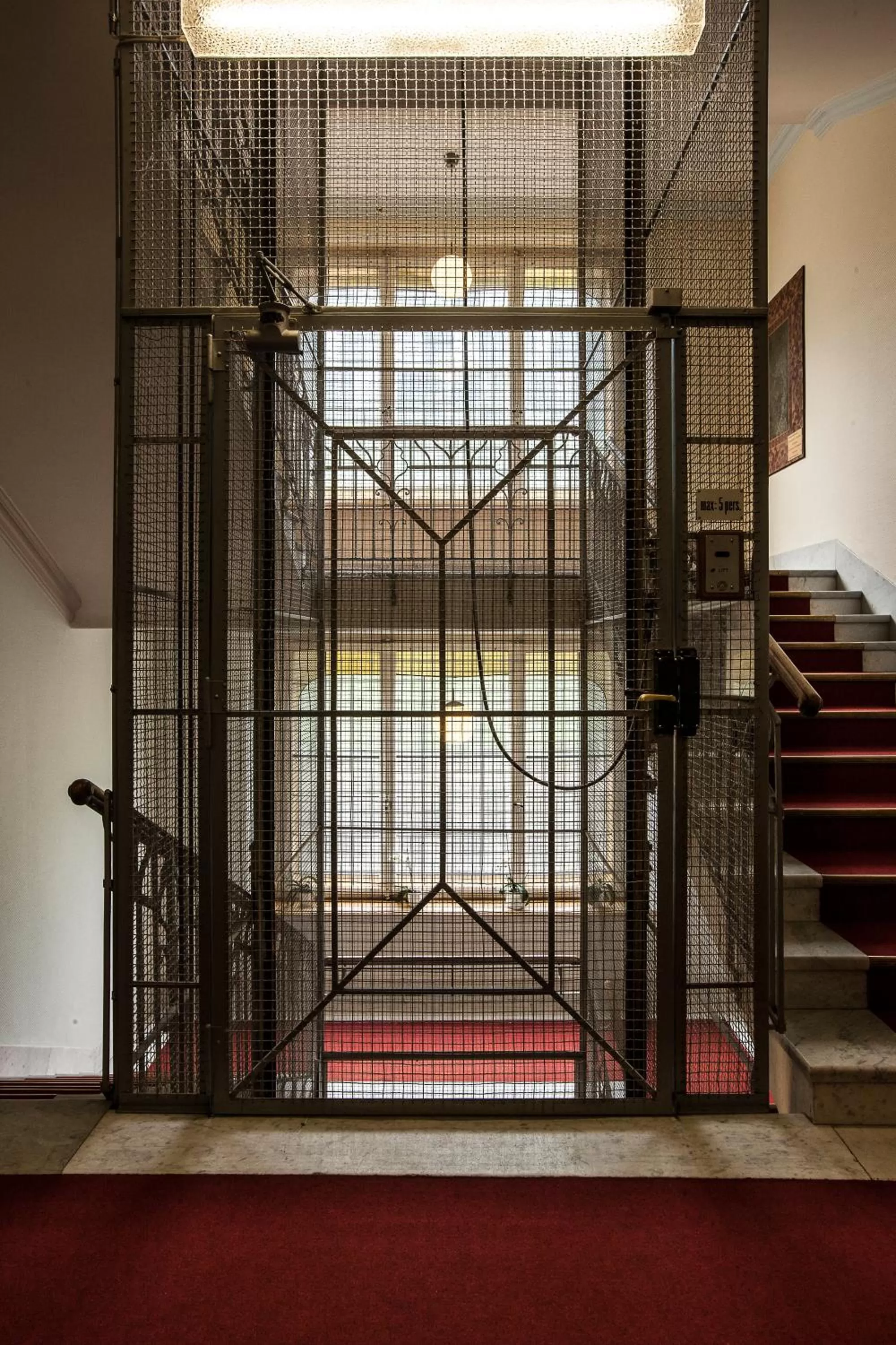 Decorative detail in Schatzalp Hotel