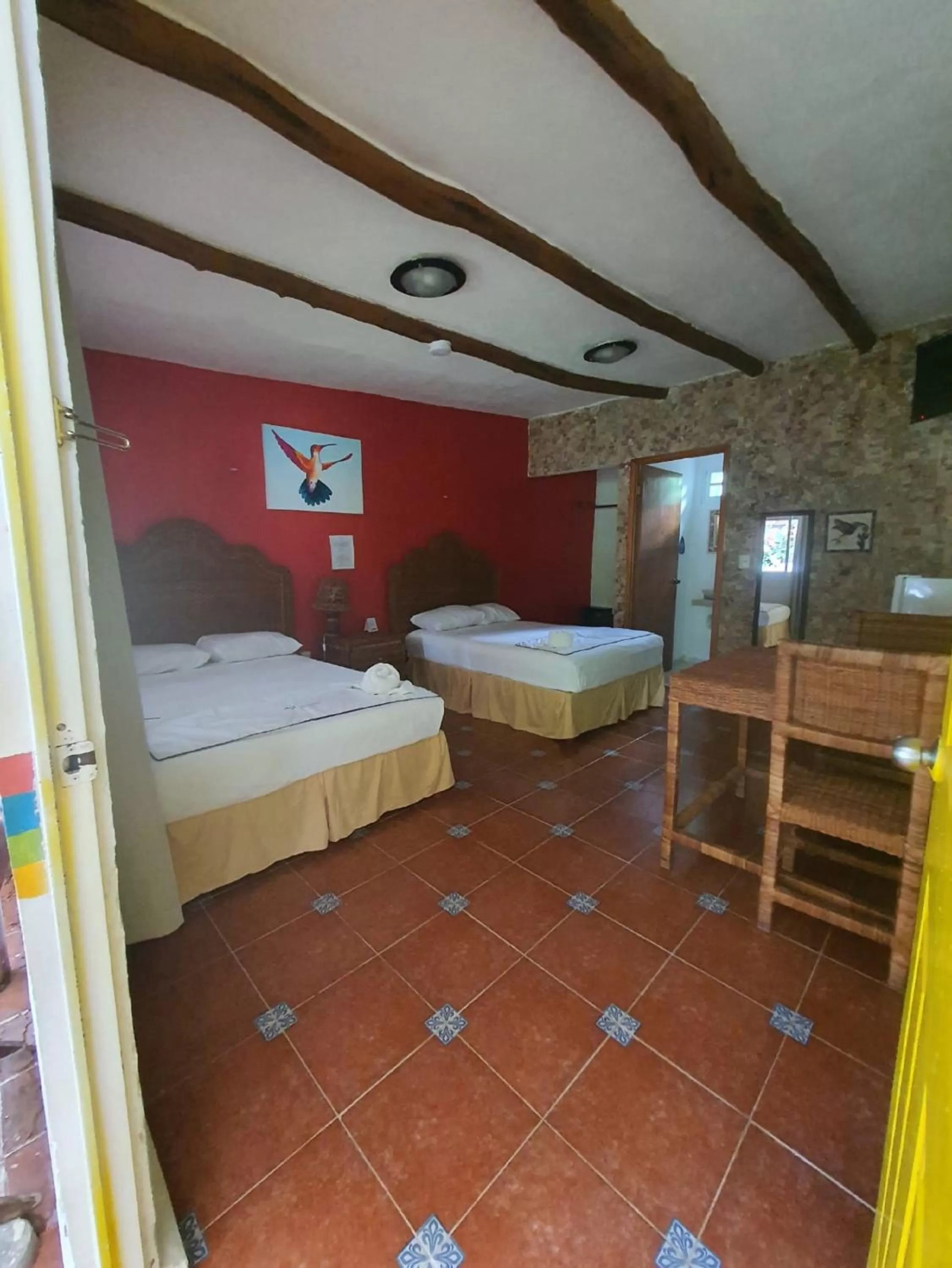 Bed in Cabañas Colibrí